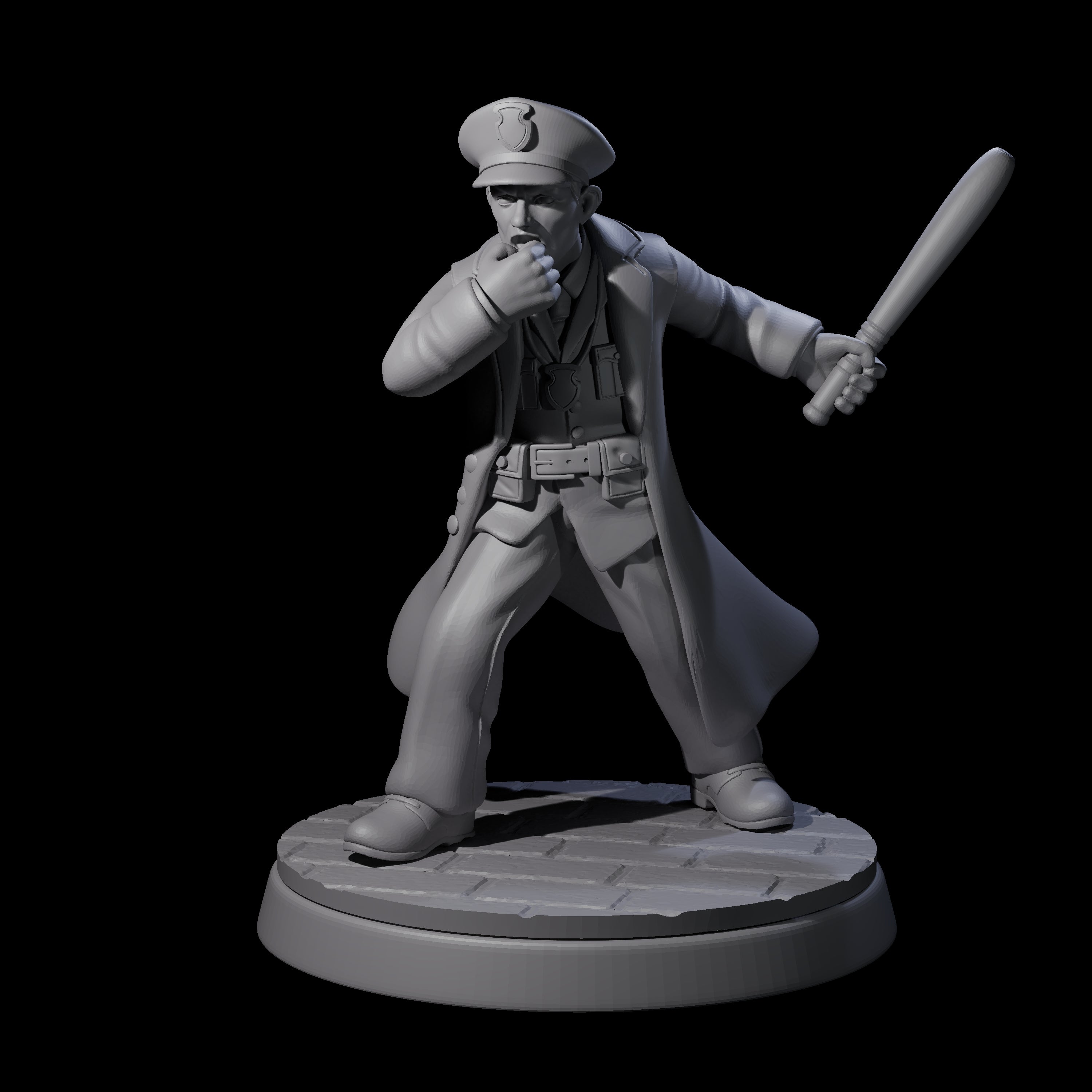 Galant Policeman B Miniature for Dungeons and Dragons, Pathfinder or other TTRPGs
