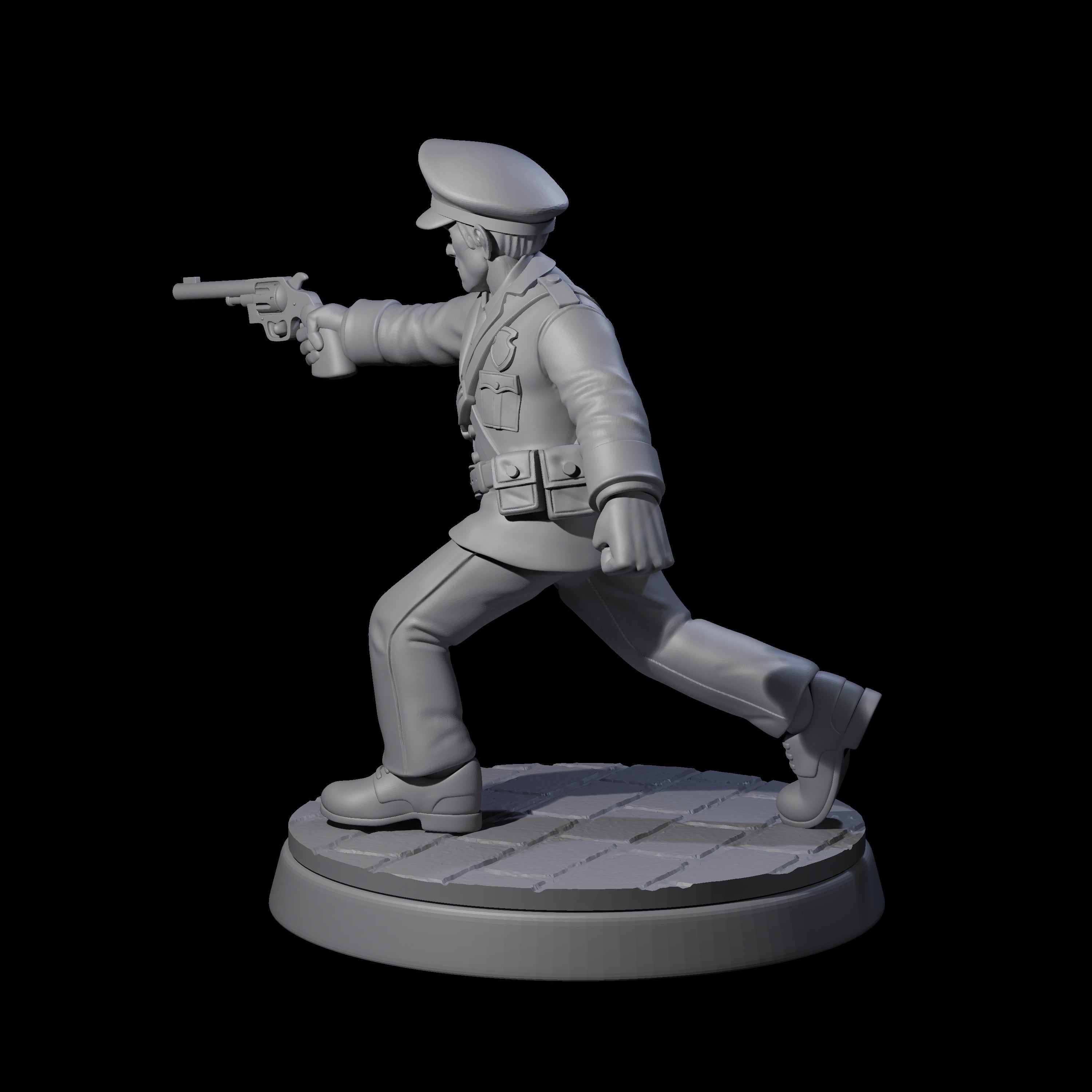 Galant Policeman D Miniature for Dungeons and Dragons, Pathfinder or other TTRPGs