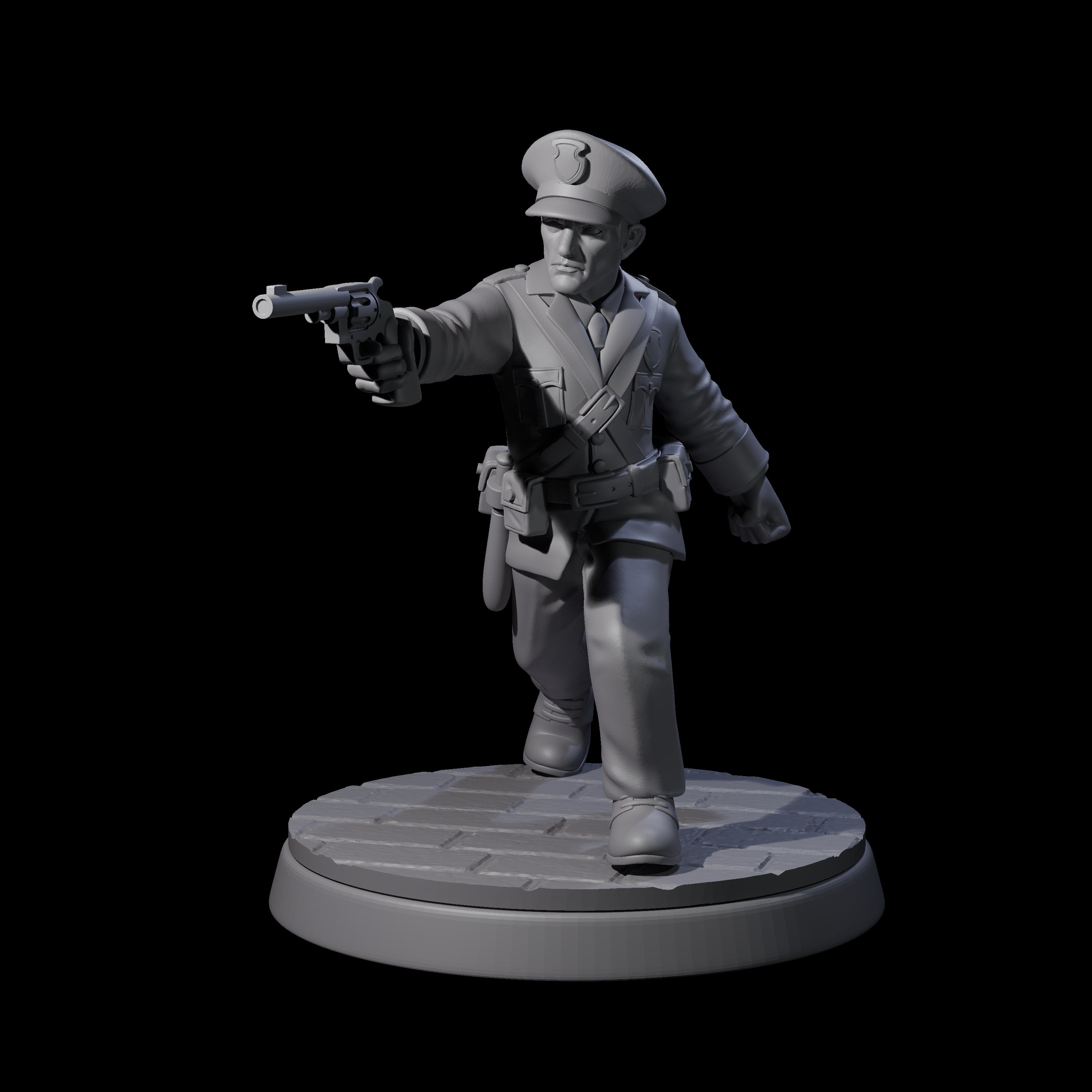 Galant Policeman D Miniature for Dungeons and Dragons, Pathfinder or other TTRPGs