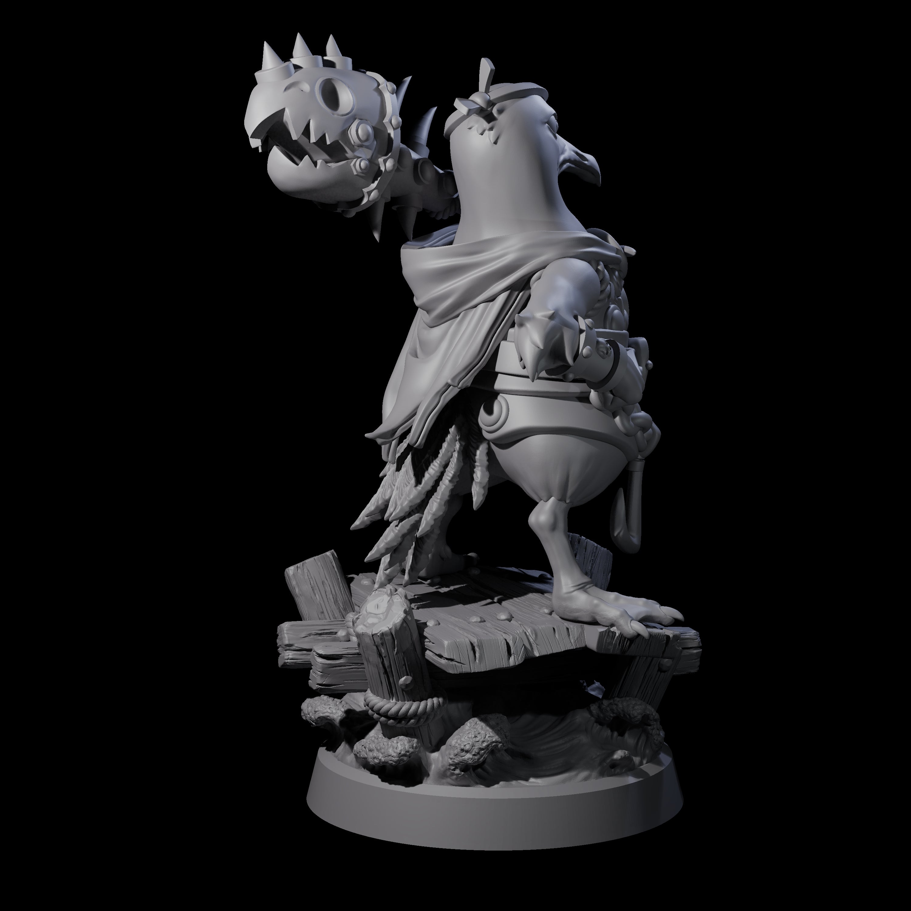 Galant Seagull Kenku Miniature for Dungeons and Dragons, Pathfinder or other TTRPGs