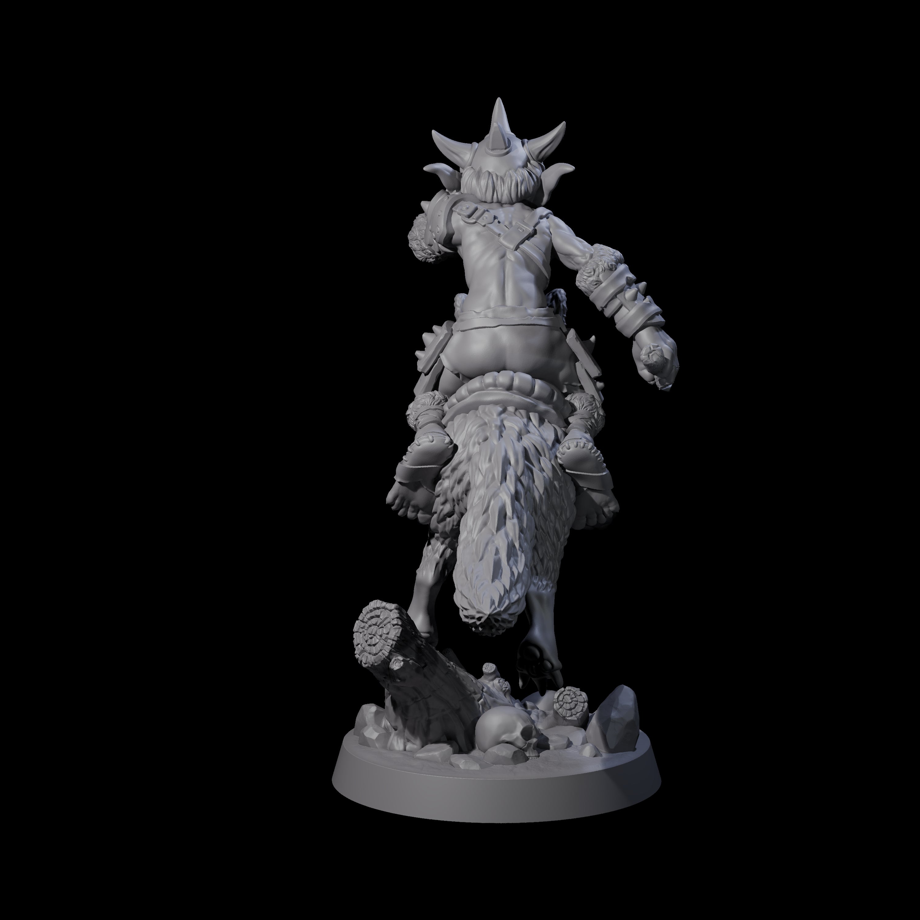 Galloping Goblin Rider C Miniature for Dungeons and Dragons, Pathfinder or other TTRPGs