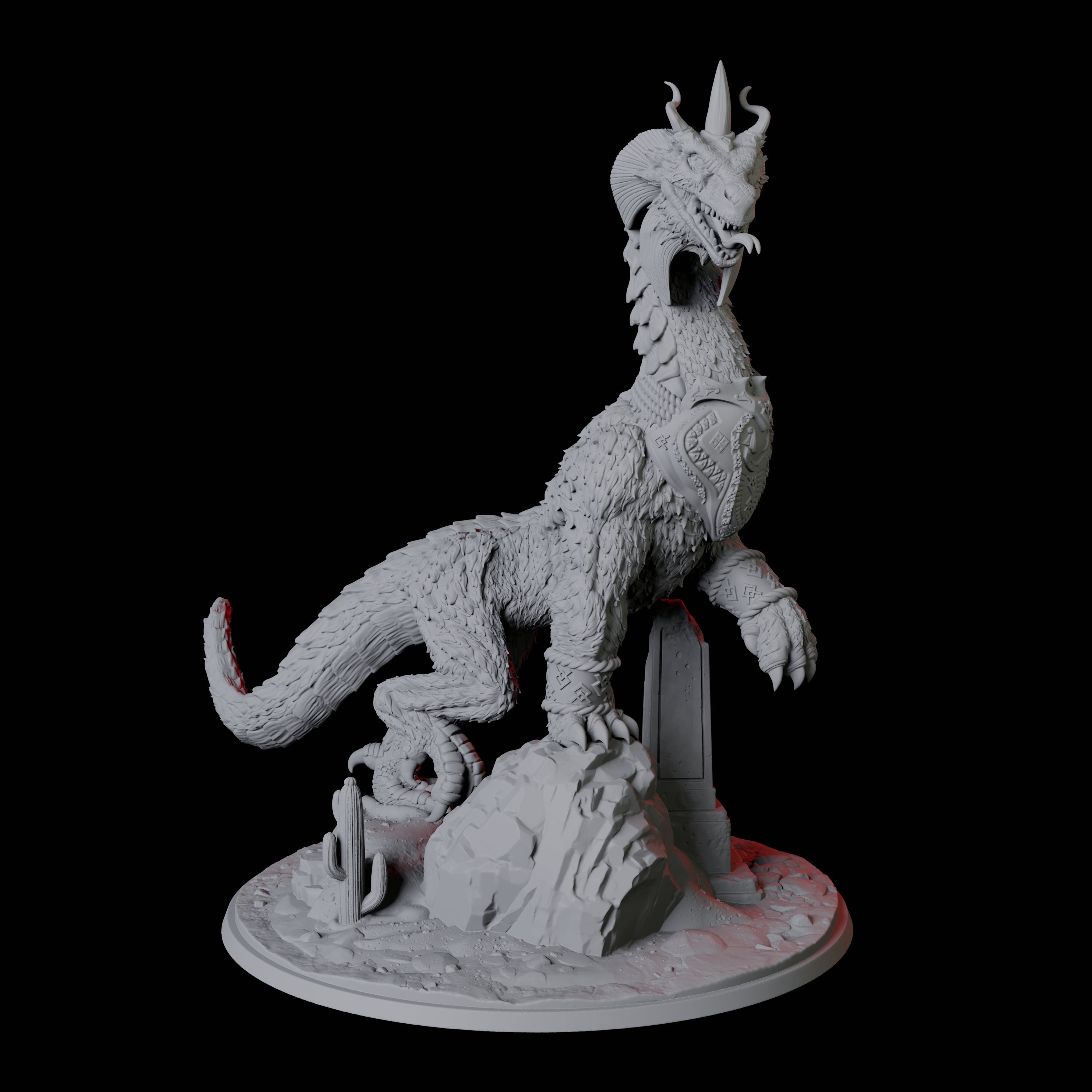 Gargantuan Wingless Wyrm Miniature for Dungeons and Dragons, Pathfinder or other TTRPGs