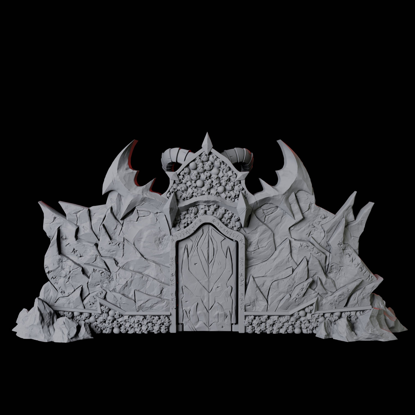 Gates of Hell Miniature for Dungeons and Dragons, Pathfinder or other TTRPGs