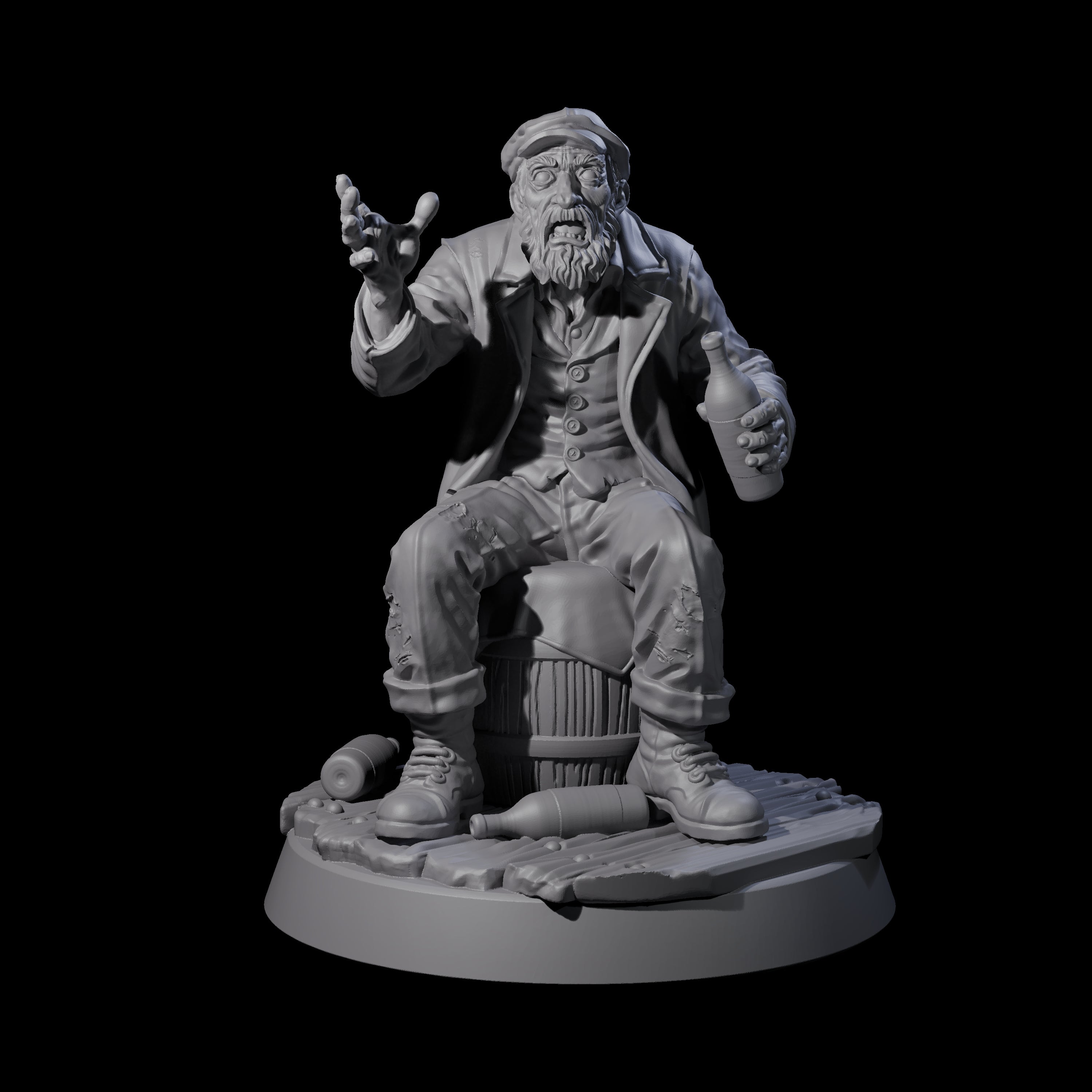 Gesturing Human Storyteller Miniature for Dungeons and Dragons, Pathfinder or other TTRPGs