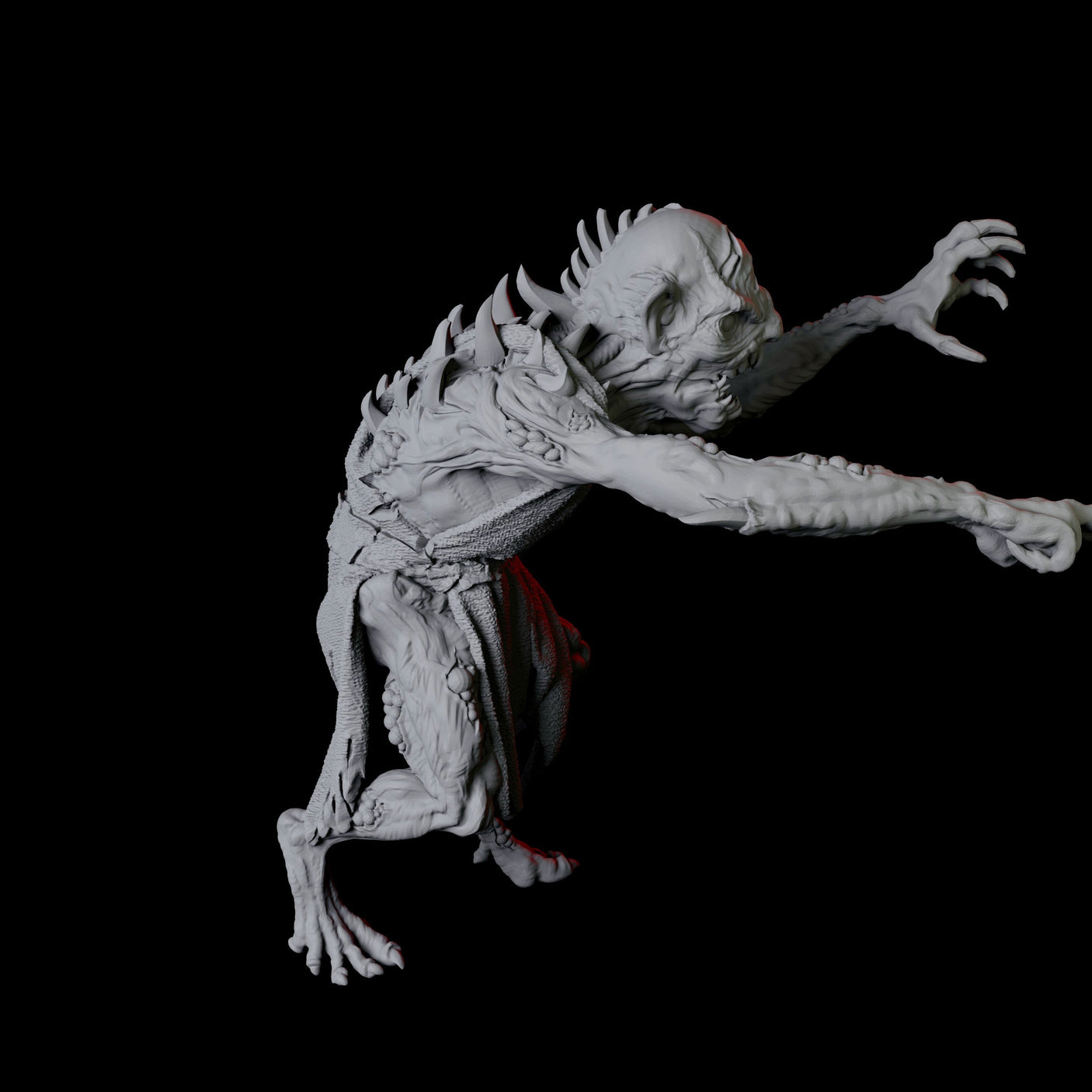 Ghoul D Miniature for Dungeons and Dragons, Pathfinder or other TTRPGs
