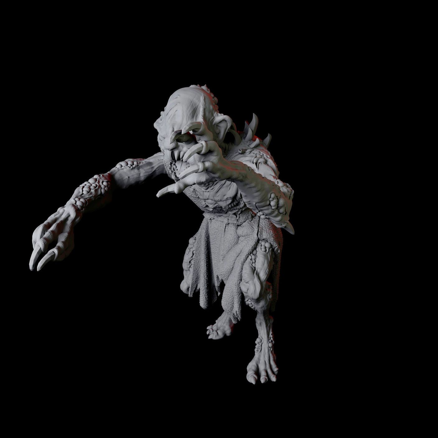Ghoul D Miniature for Dungeons and Dragons, Pathfinder or other TTRPGs