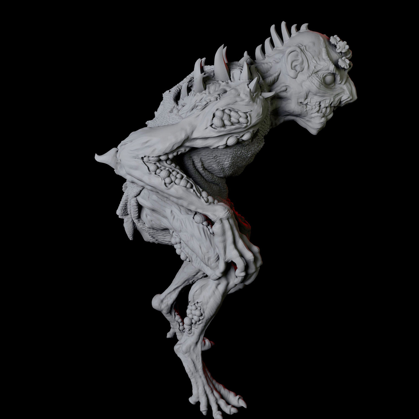 Ghoul F Miniature for Dungeons and Dragons, Pathfinder or other TTRPGs