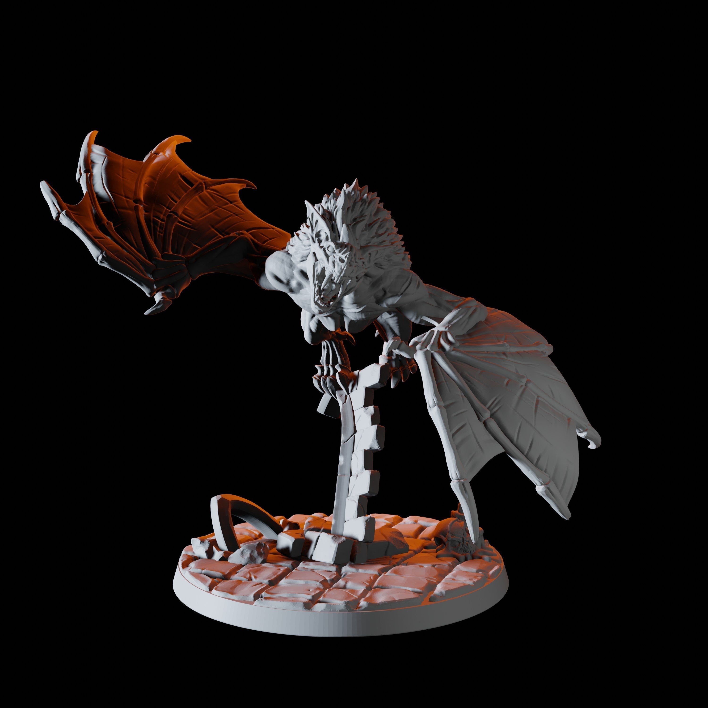 Giant Bat C Miniature for Dungeons and Dragons, Pathfinder or other TTRPGs