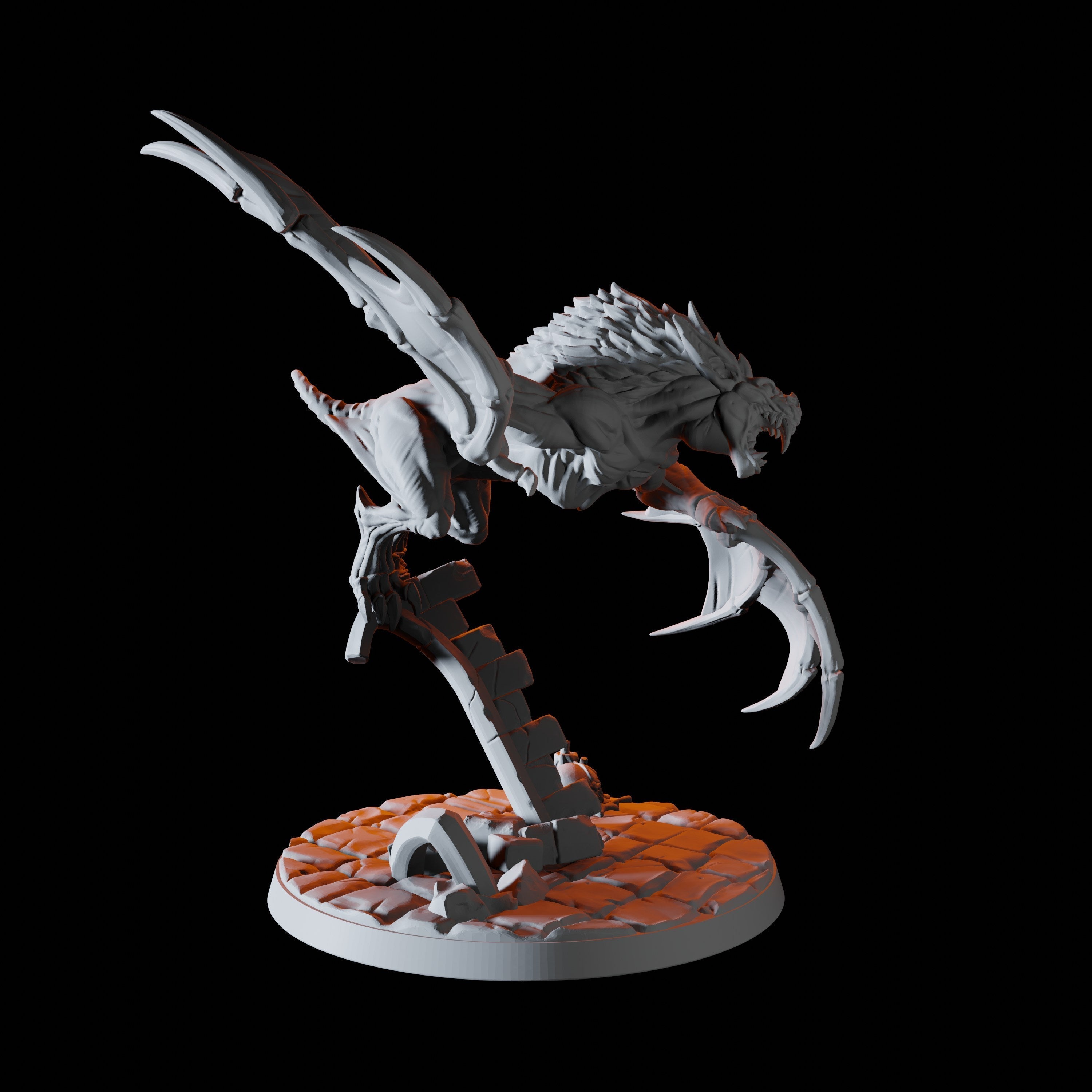 Giant Bat C Miniature for Dungeons and Dragons, Pathfinder or other TTRPGs