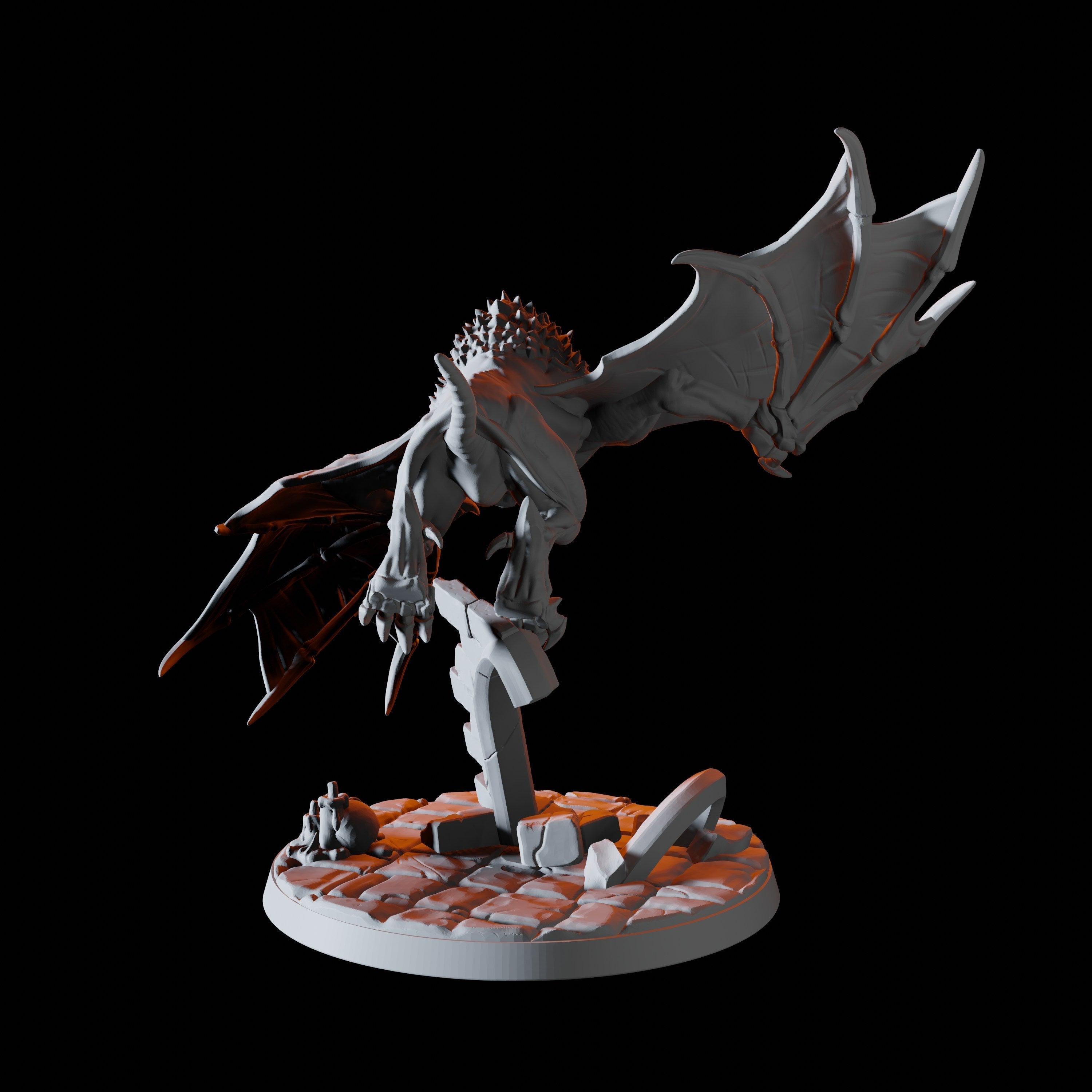 Giant Bat C Miniature for Dungeons and Dragons, Pathfinder or other TTRPGs