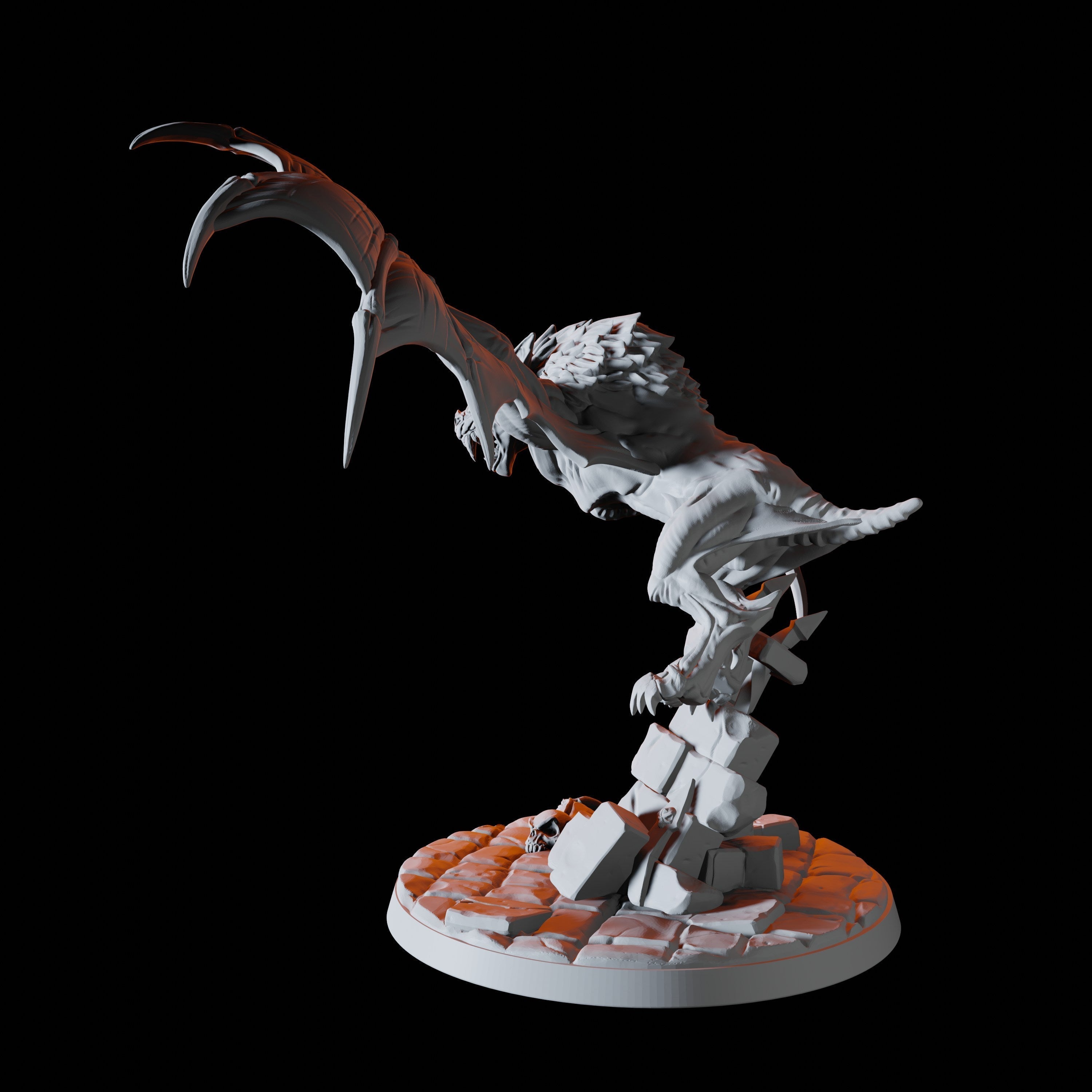 Giant Bat D Miniature for Dungeons and Dragons, Pathfinder or other TTRPGs