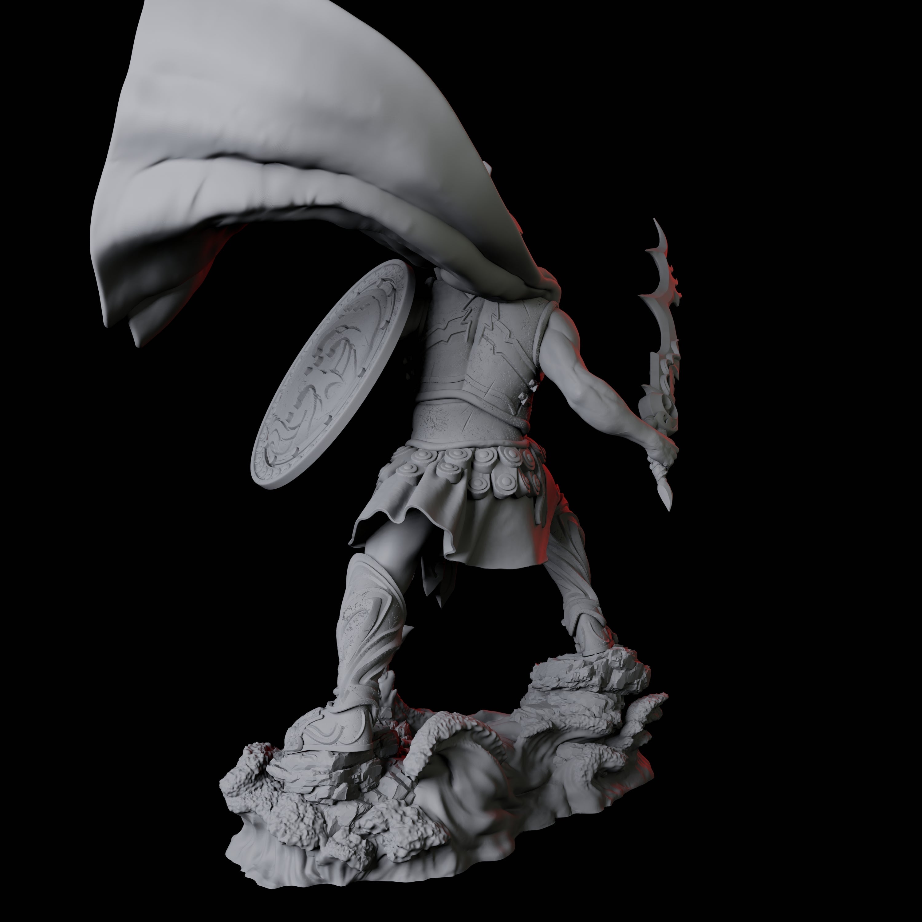 Giant Hoplite B Miniature for Dungeons and Dragons, Pathfinder or other TTRPGs