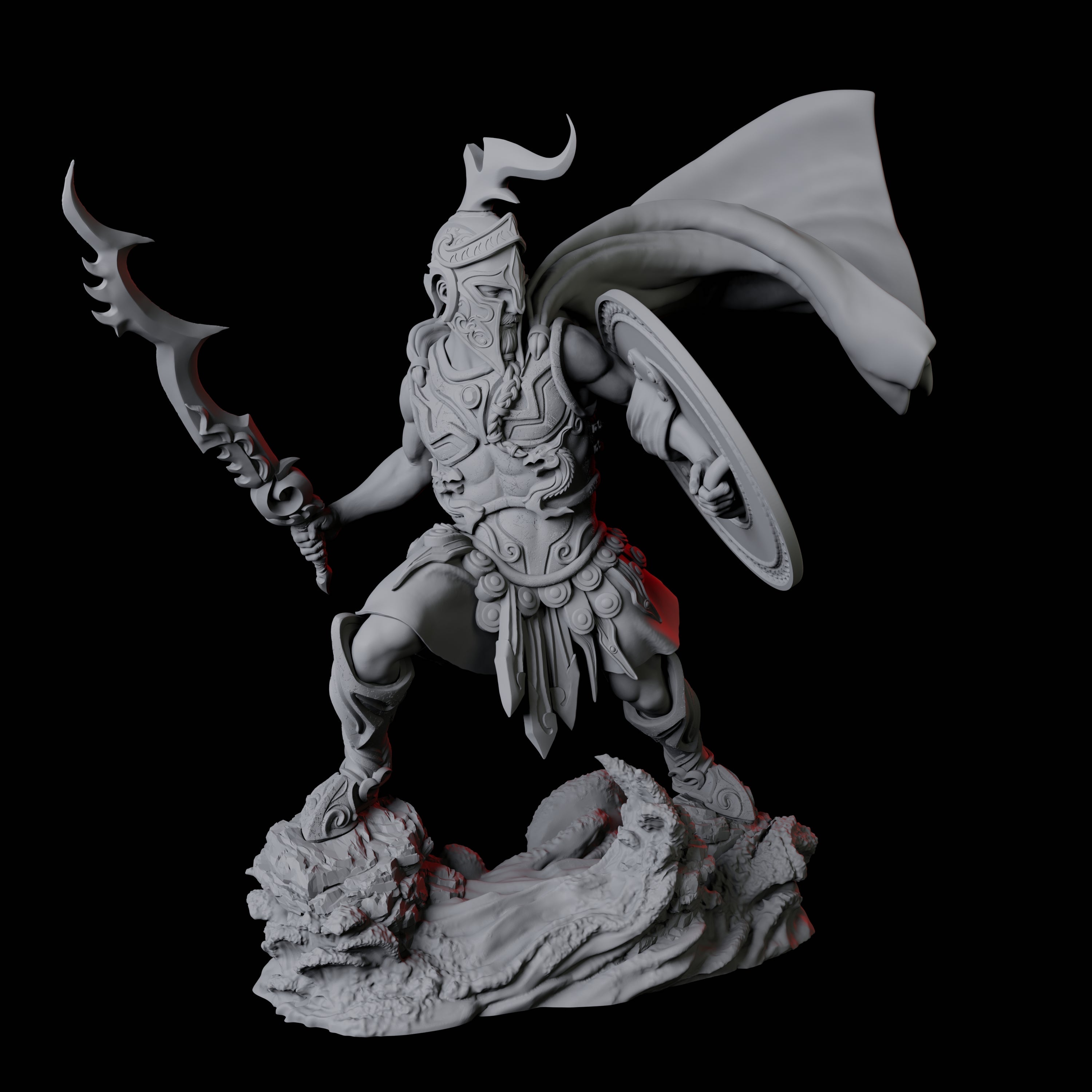 Giant Hoplite B Miniature for Dungeons and Dragons, Pathfinder or other TTRPGs