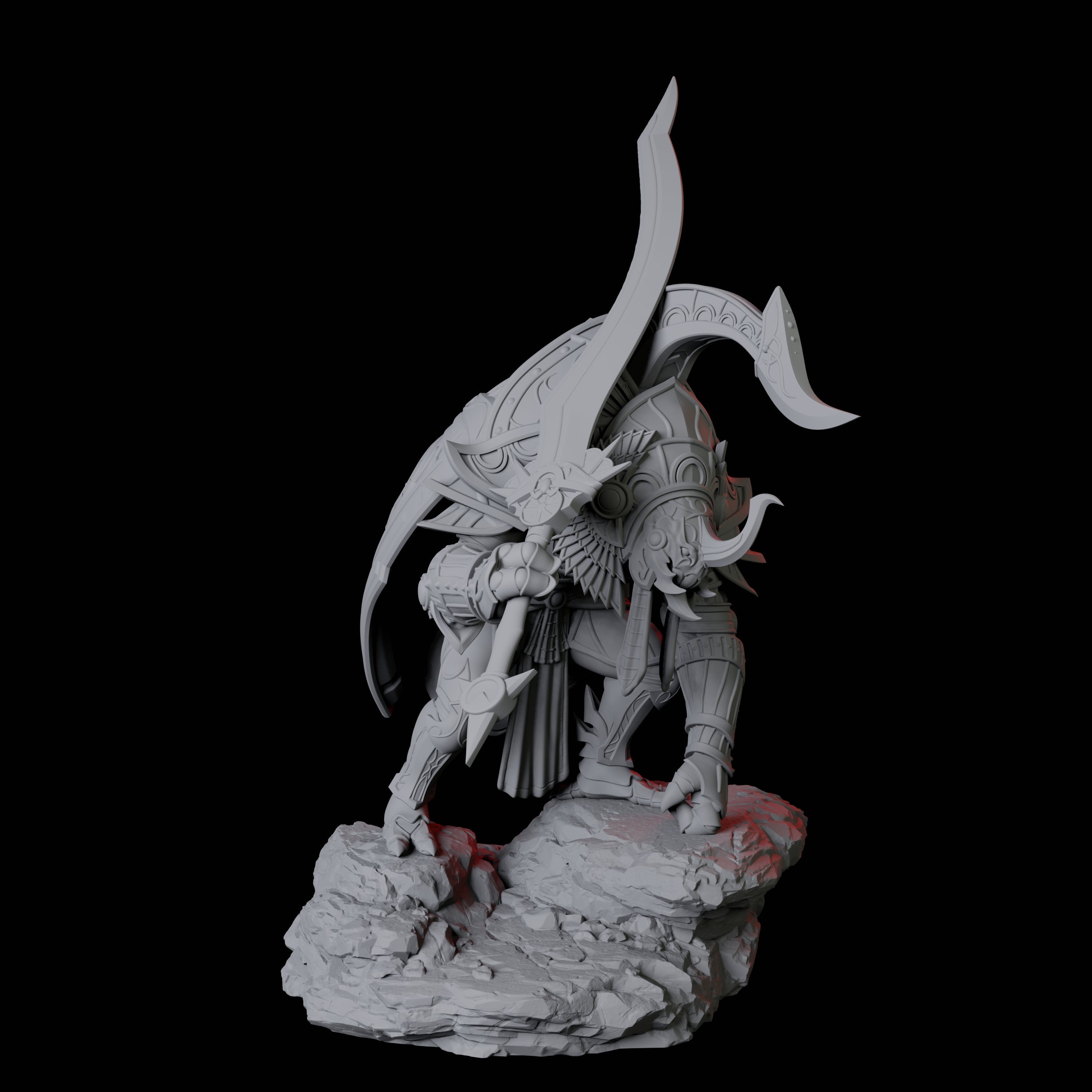 Giant Scarab Warrior A Miniature for Dungeons and Dragons, Pathfinder or other TTRPGs