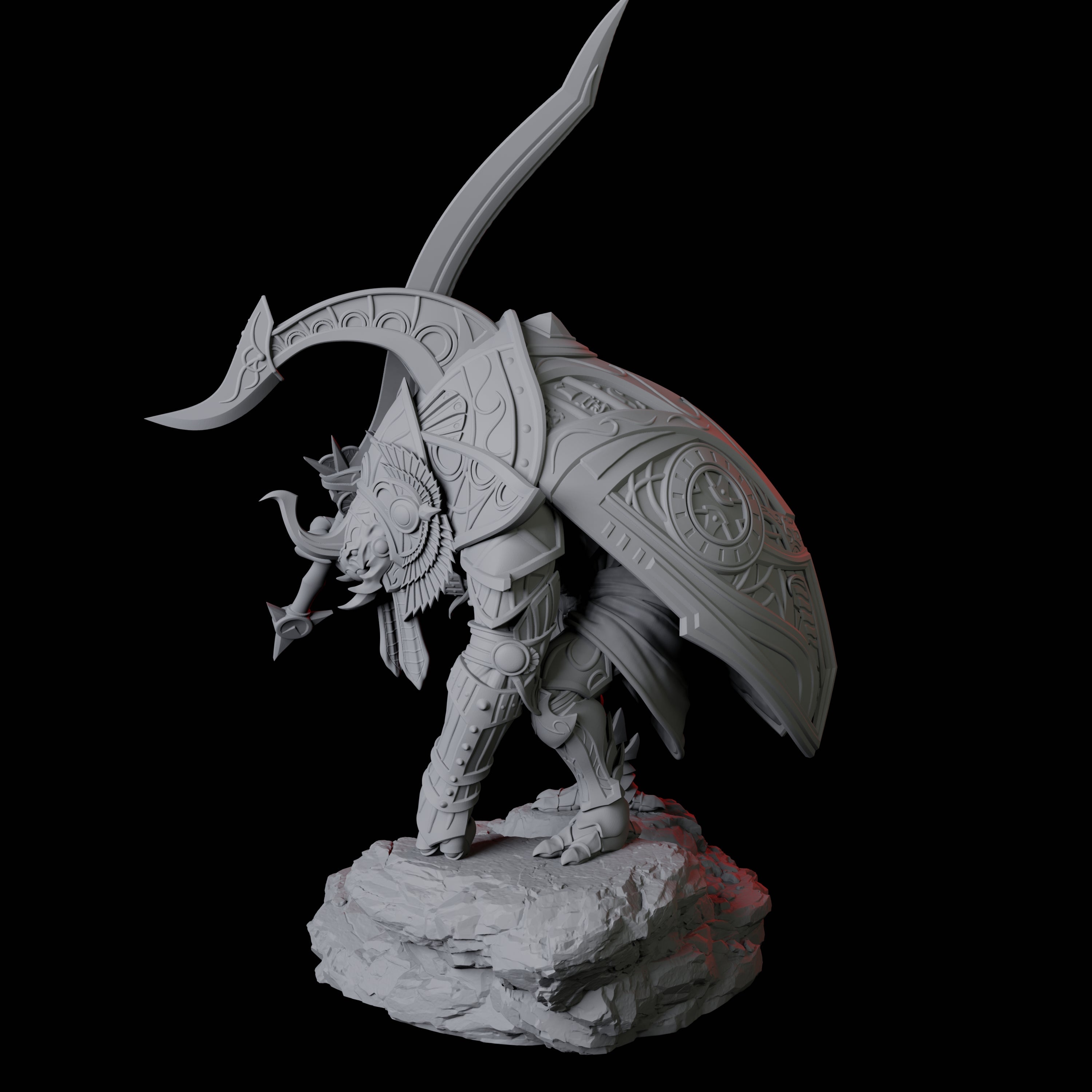 Giant Scarab Warrior A Miniature for Dungeons and Dragons, Pathfinder or other TTRPGs