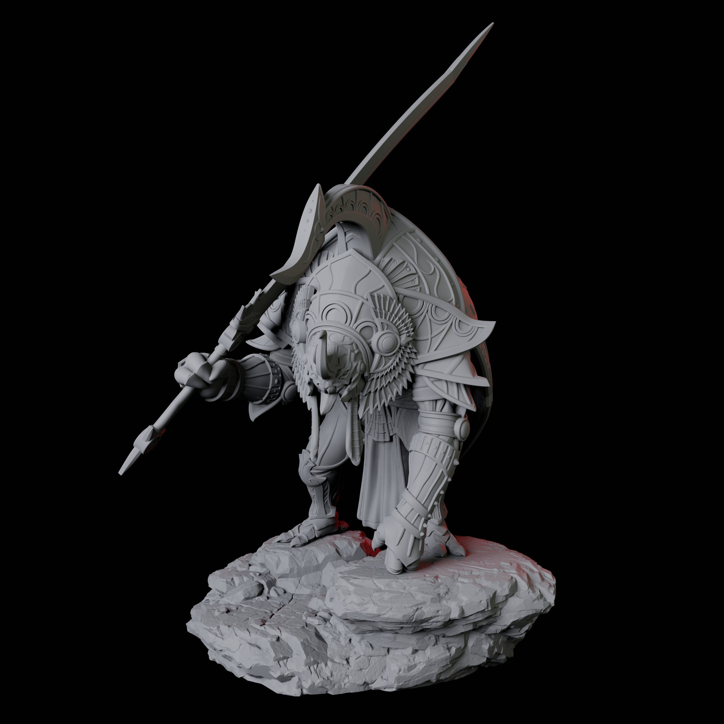 Giant Scarab Warrior A Miniature for Dungeons and Dragons, Pathfinder or other TTRPGs