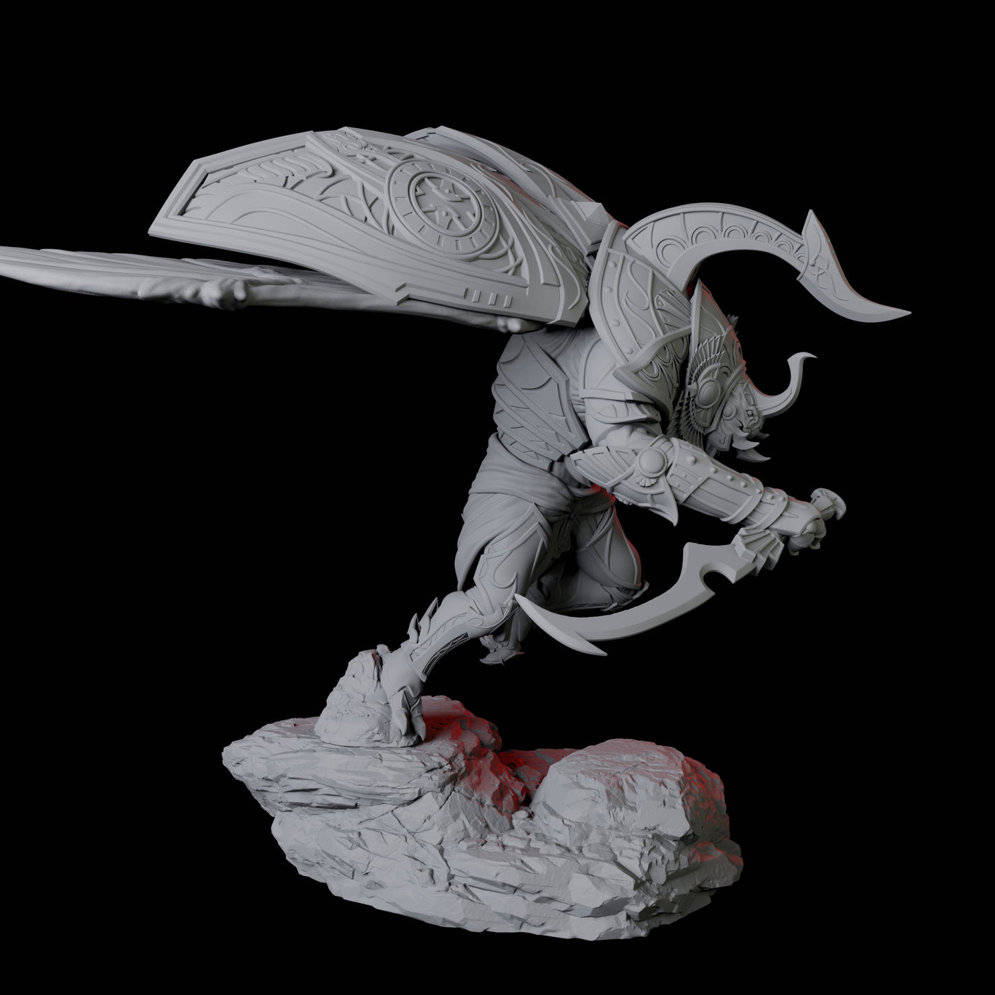 Giant Scarab Warrior D Miniature for Dungeons and Dragons, Pathfinder or other TTRPGs