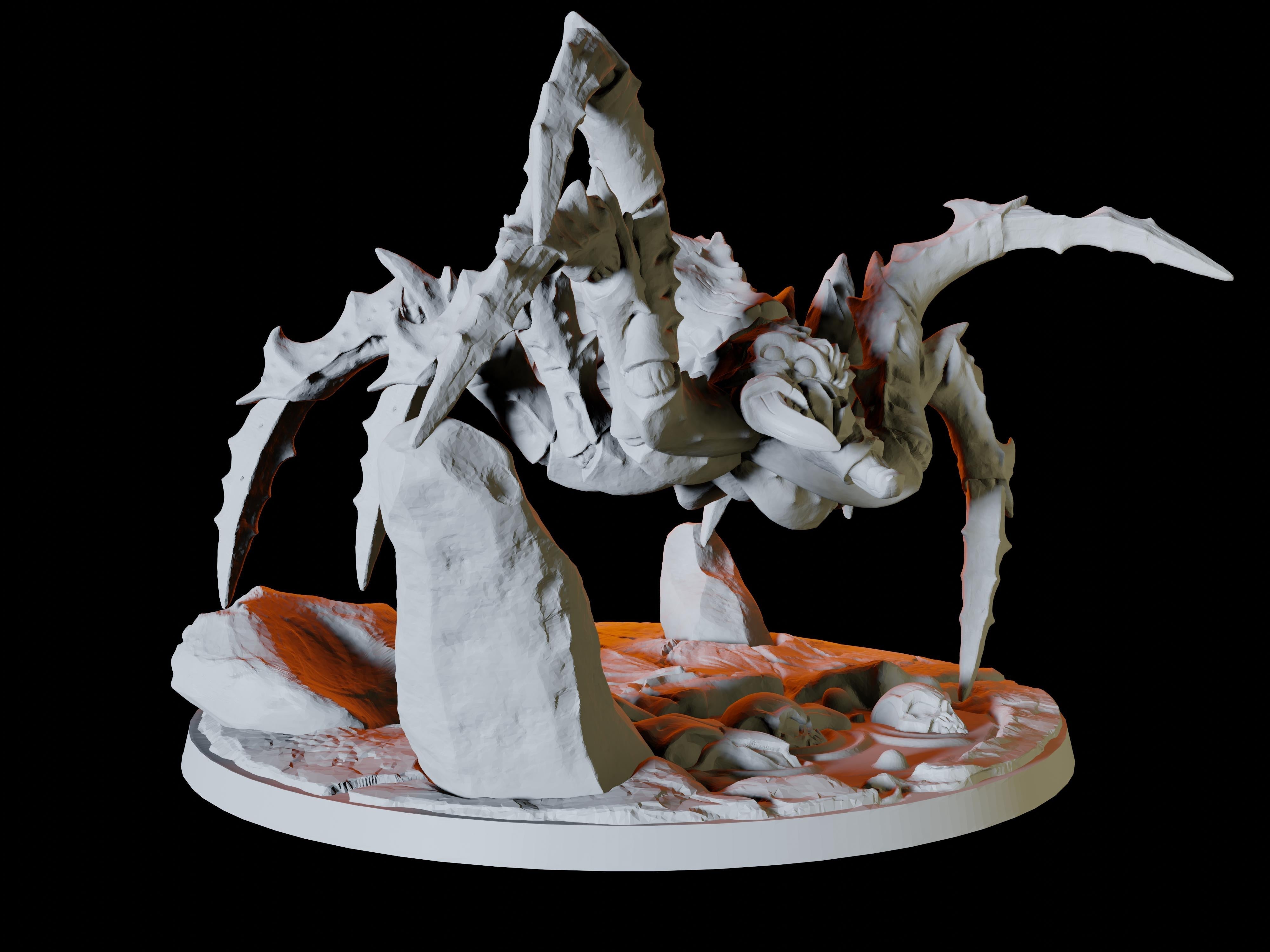 Giant Spider Miniature for Dungeons and Dragons - Myth Forged