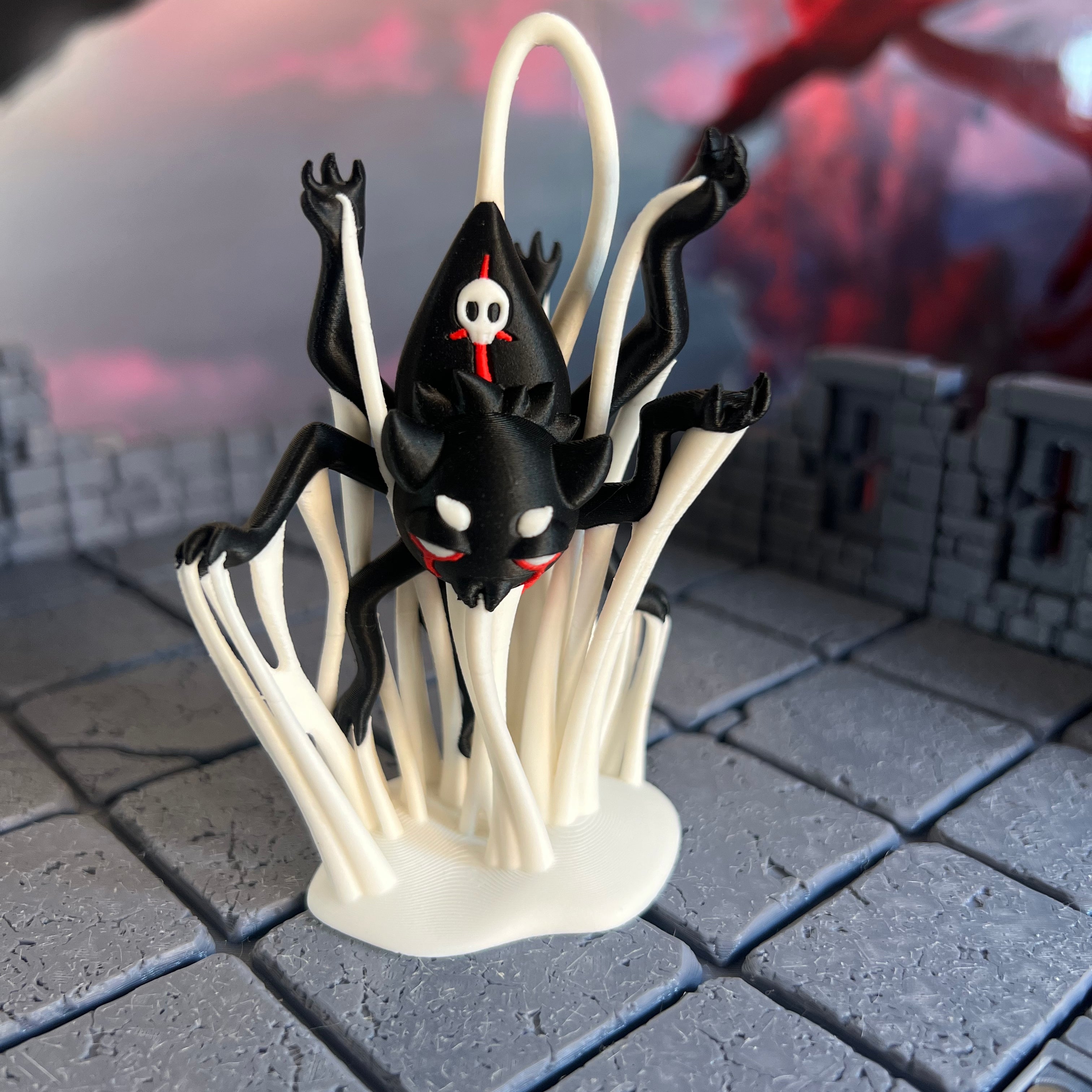 Giant Spider Multicolour Table Ready Miniature Miniature for Dungeons and Dragons, Pathfinder or other TTRPGs