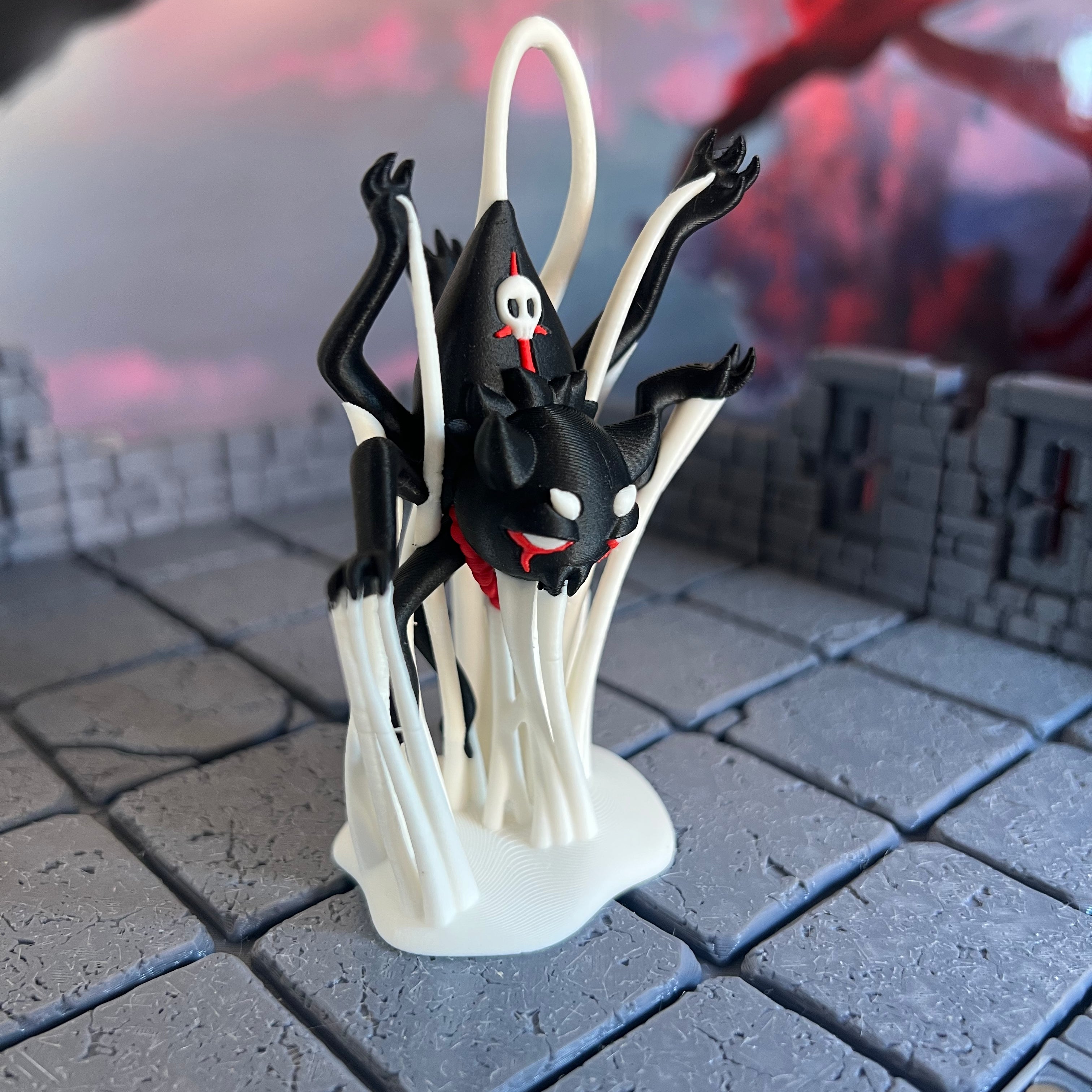 Giant Spider Multicolour Table Ready Miniature Miniature for Dungeons and Dragons, Pathfinder or other TTRPGs