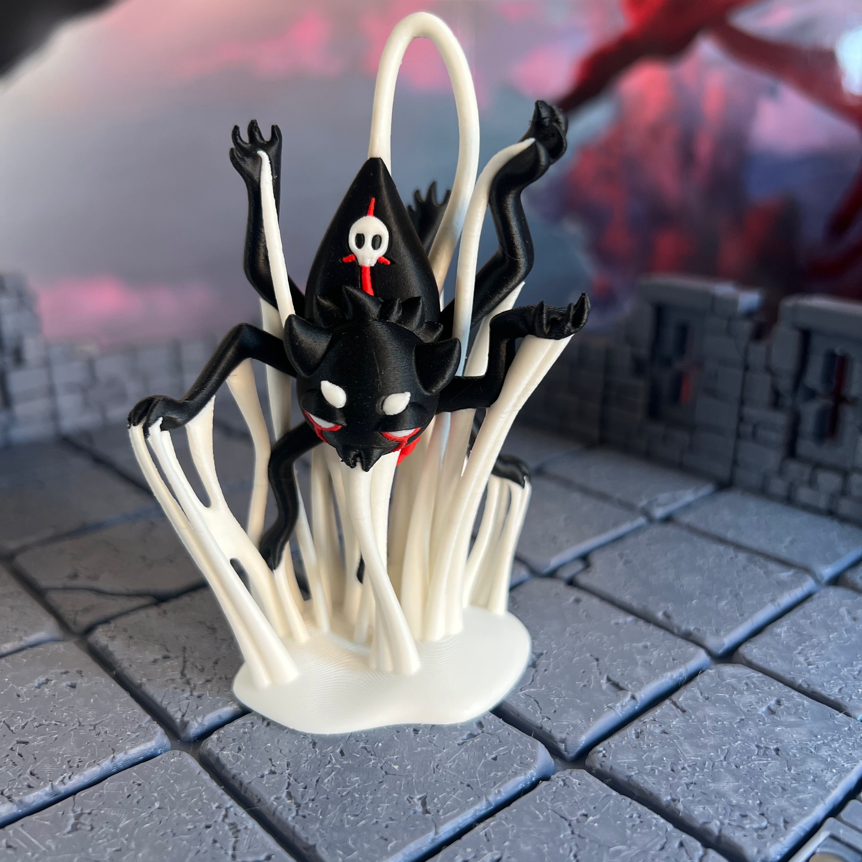 Giant Spider Multicolour Table Ready Miniature Miniature for Dungeons and Dragons, Pathfinder or other TTRPGs
