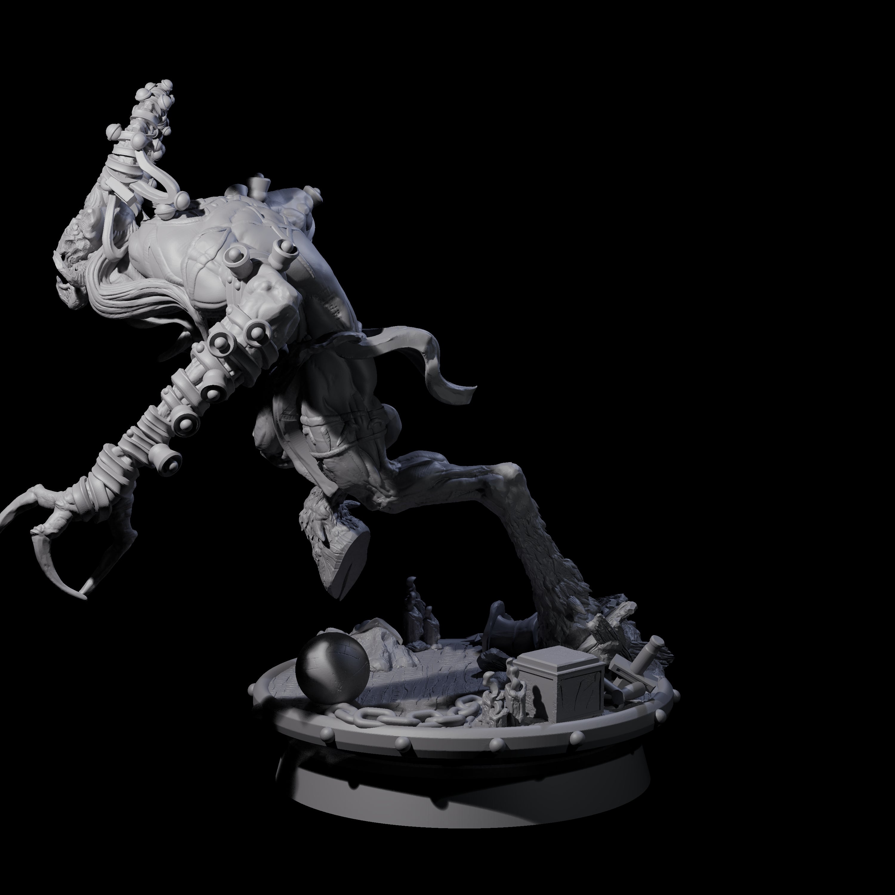 Giggling Demon Jester B Miniature for Dungeons and Dragons, Pathfinder or other TTRPGs