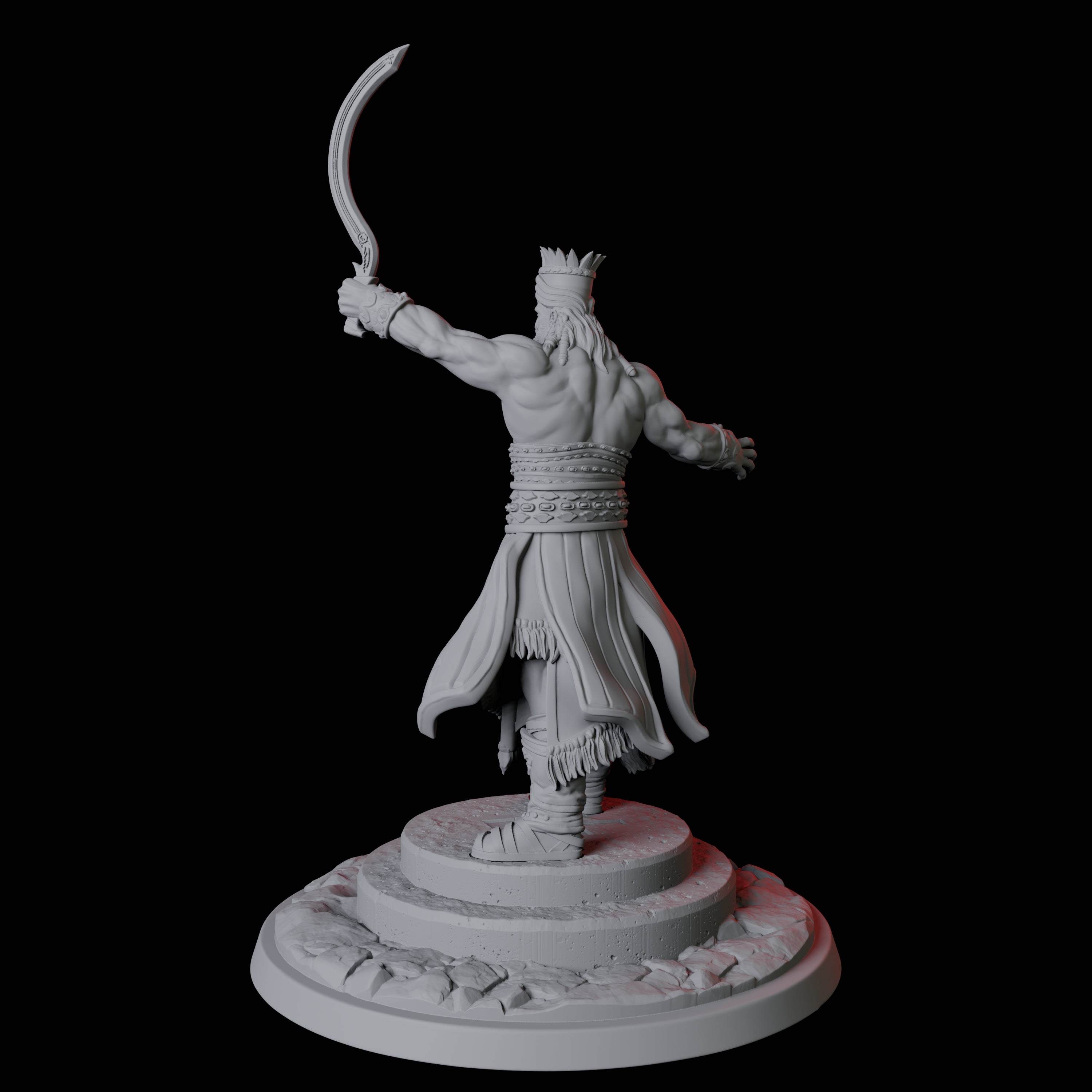 Gilhamesh, the Ancient Hero Miniature for Dungeons and Dragons, Pathfinder or other TTRPGs