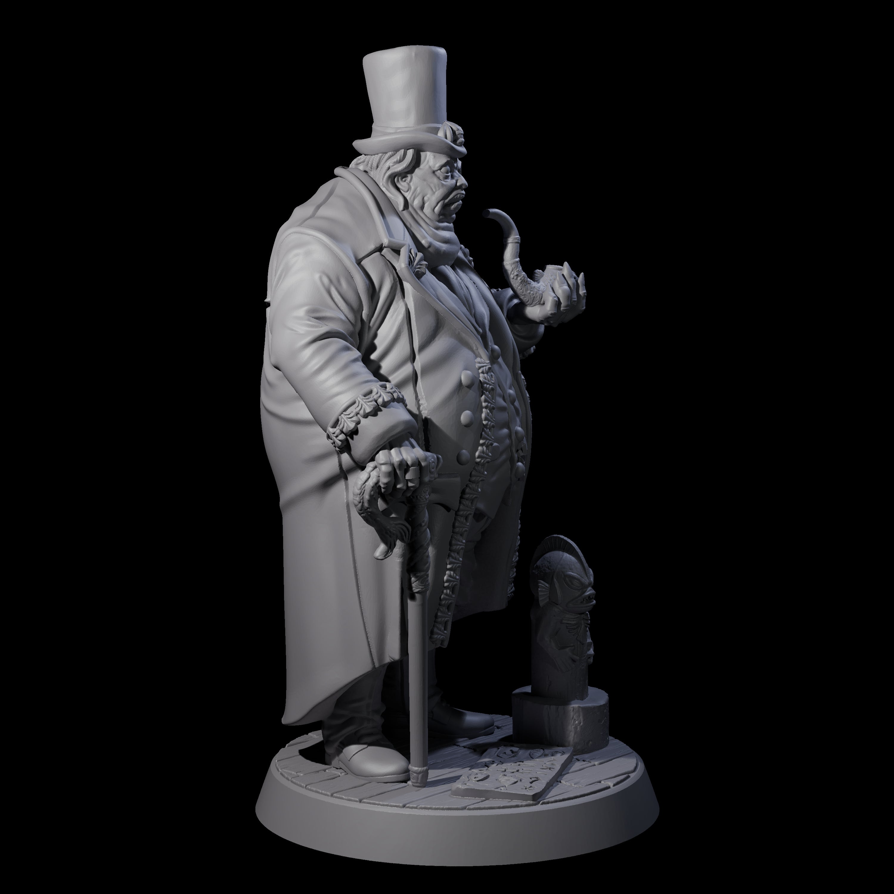 Girthy Human Cultist Miniature for Dungeons and Dragons, Pathfinder or other TTRPGs