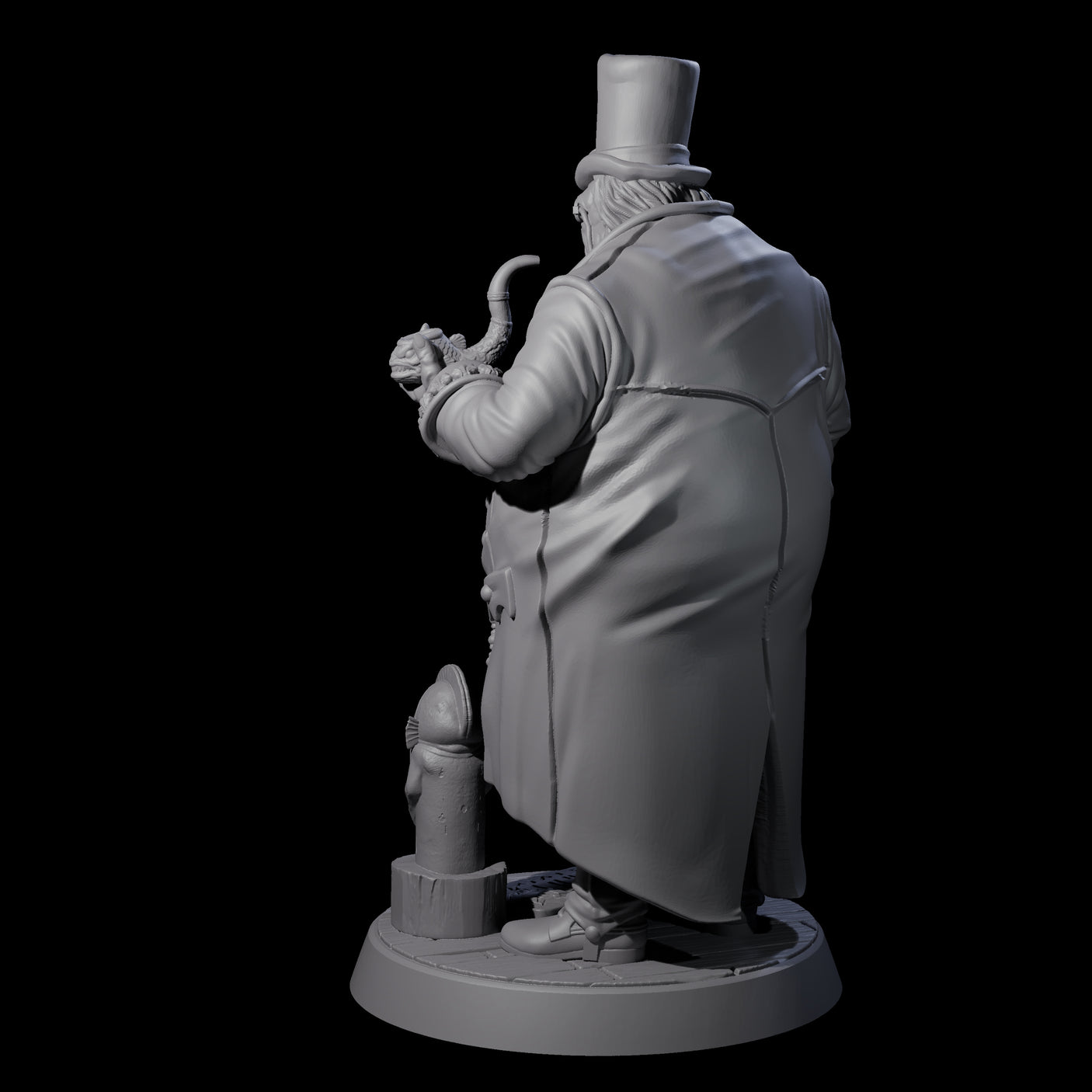 Girthy Human Cultist Miniature for Dungeons and Dragons, Pathfinder or other TTRPGs