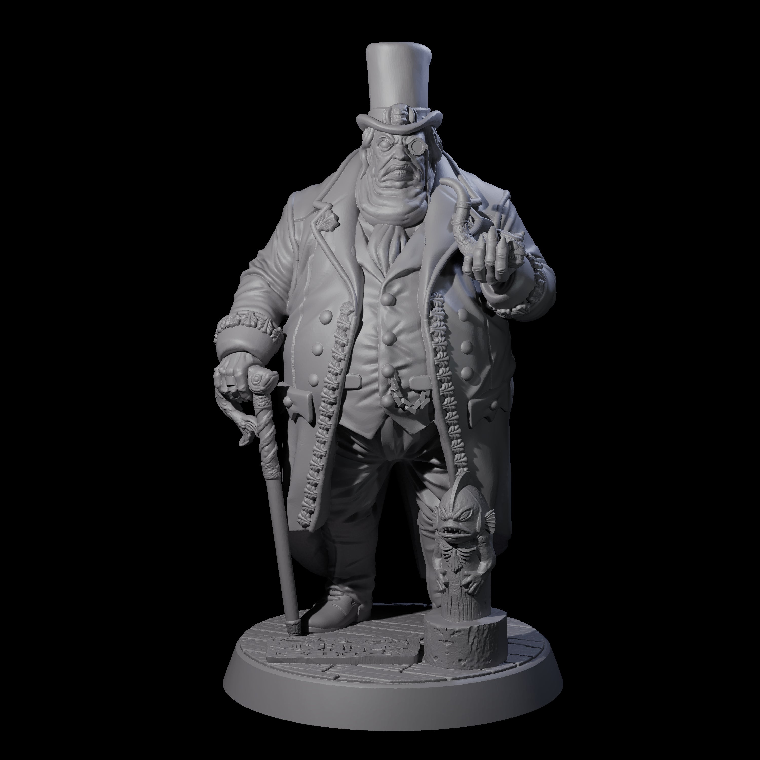 Girthy Human Cultist Miniature for Dungeons and Dragons, Pathfinder or other TTRPGs