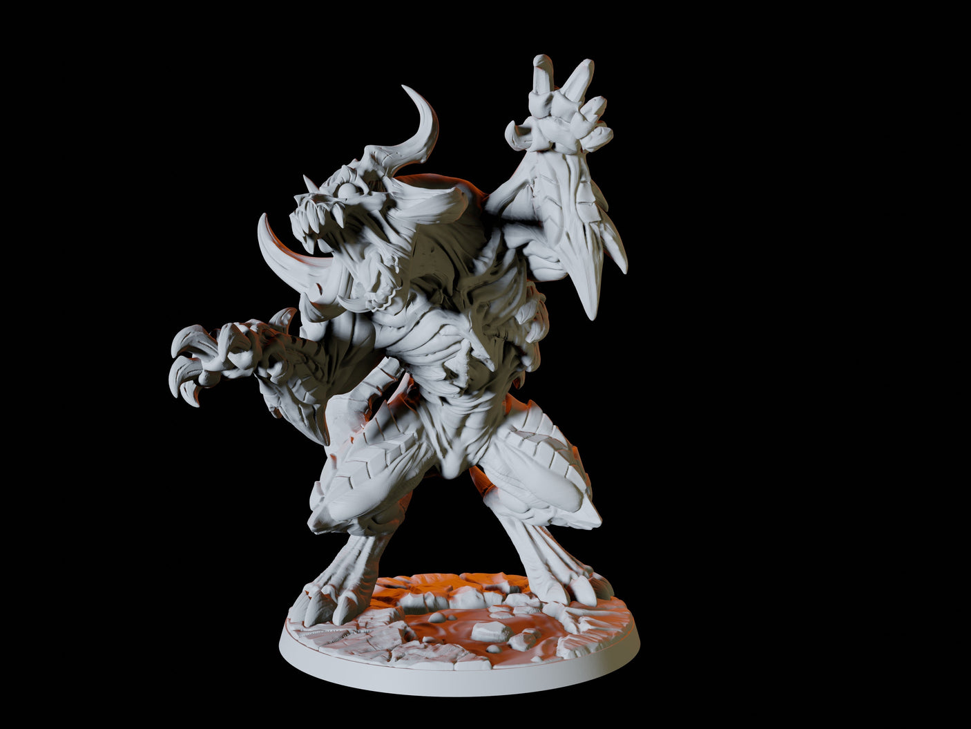 Glabrezu Miniature for Dungeons and Dragons, Pathfinder or other TTRPGs