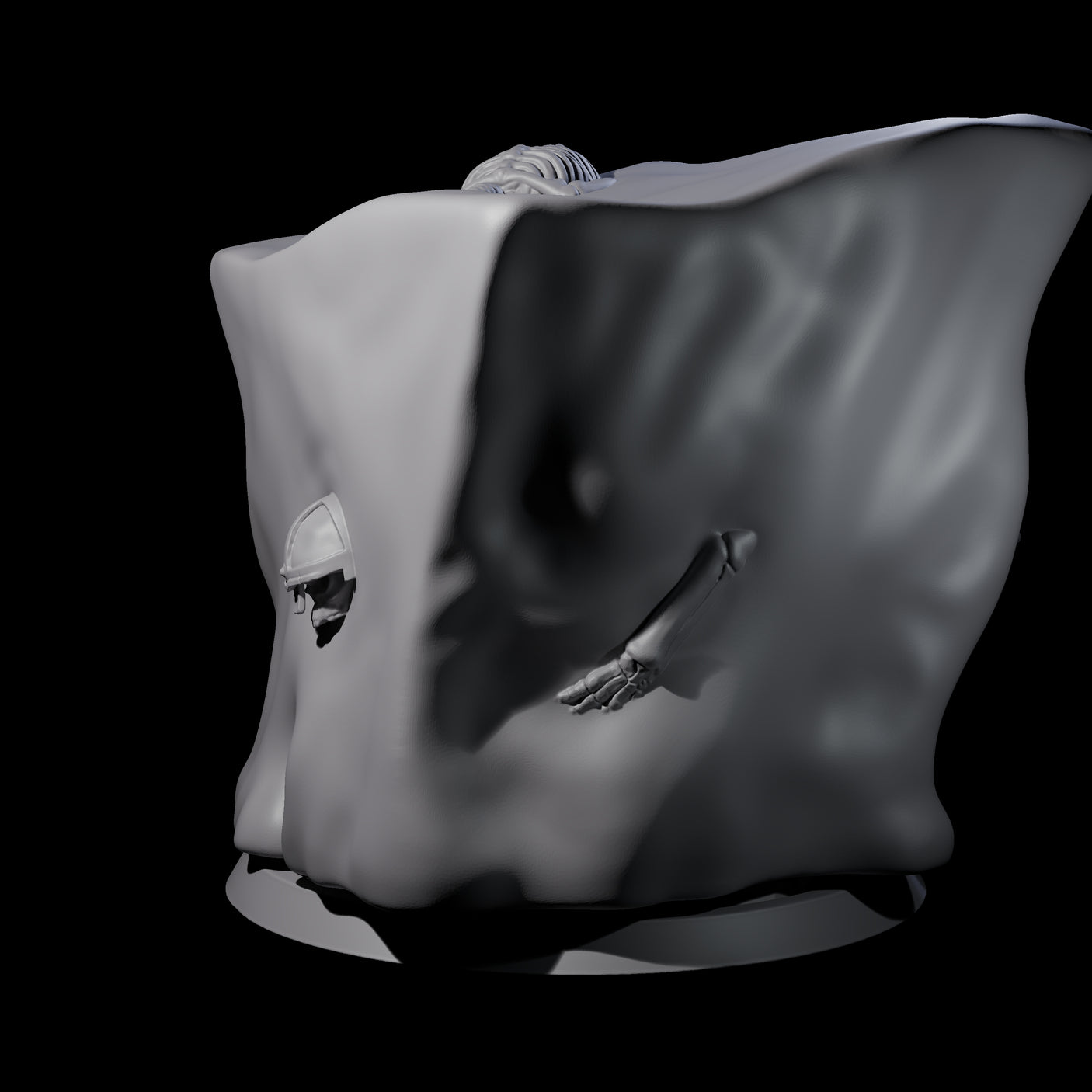 Gloopy Gelatious Cube Miniature for Dungeons and Dragons, Pathfinder or other TTRPGs