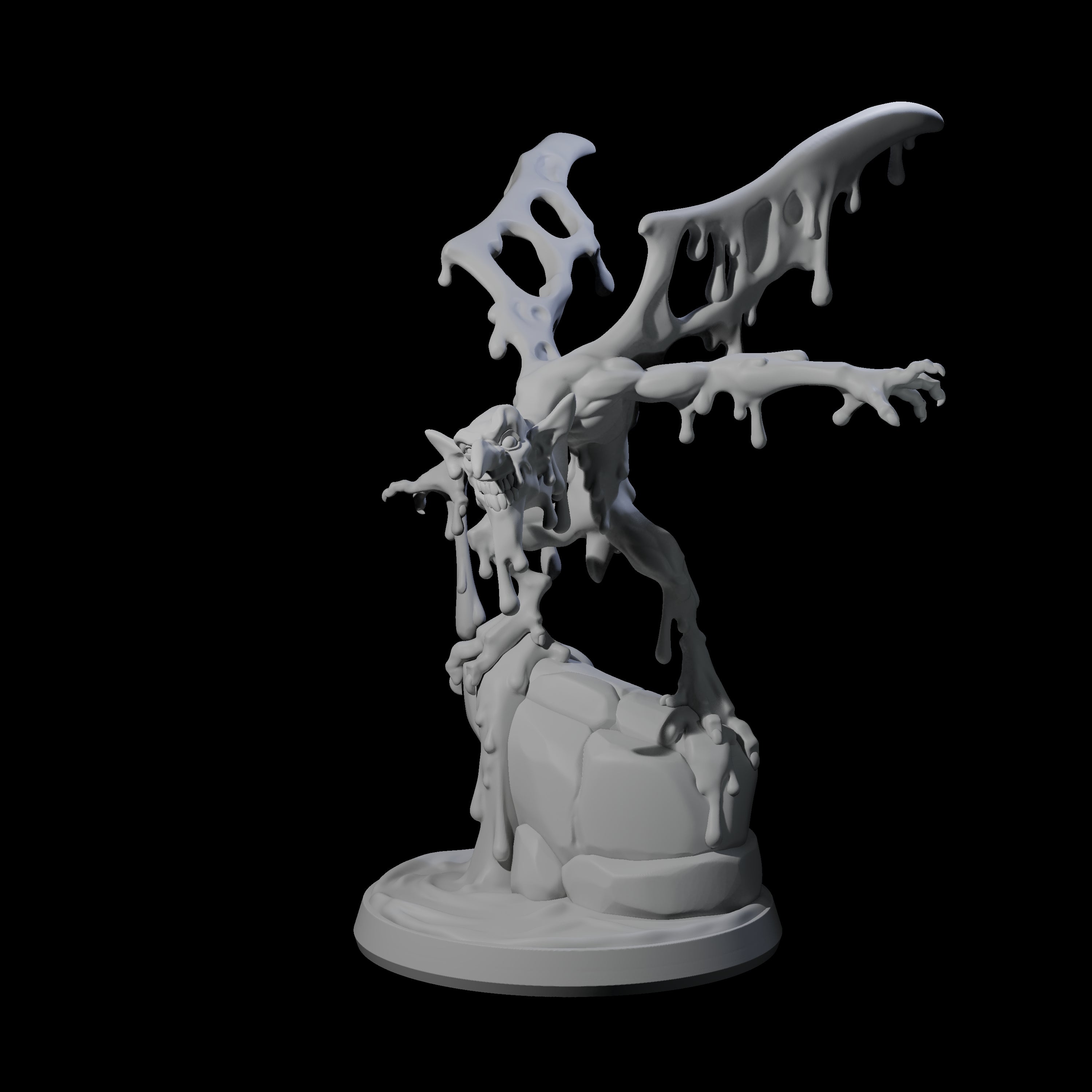 Gloopy Mud Mephit Miniature for Dungeons and Dragons, Pathfinder or other TTRPGs