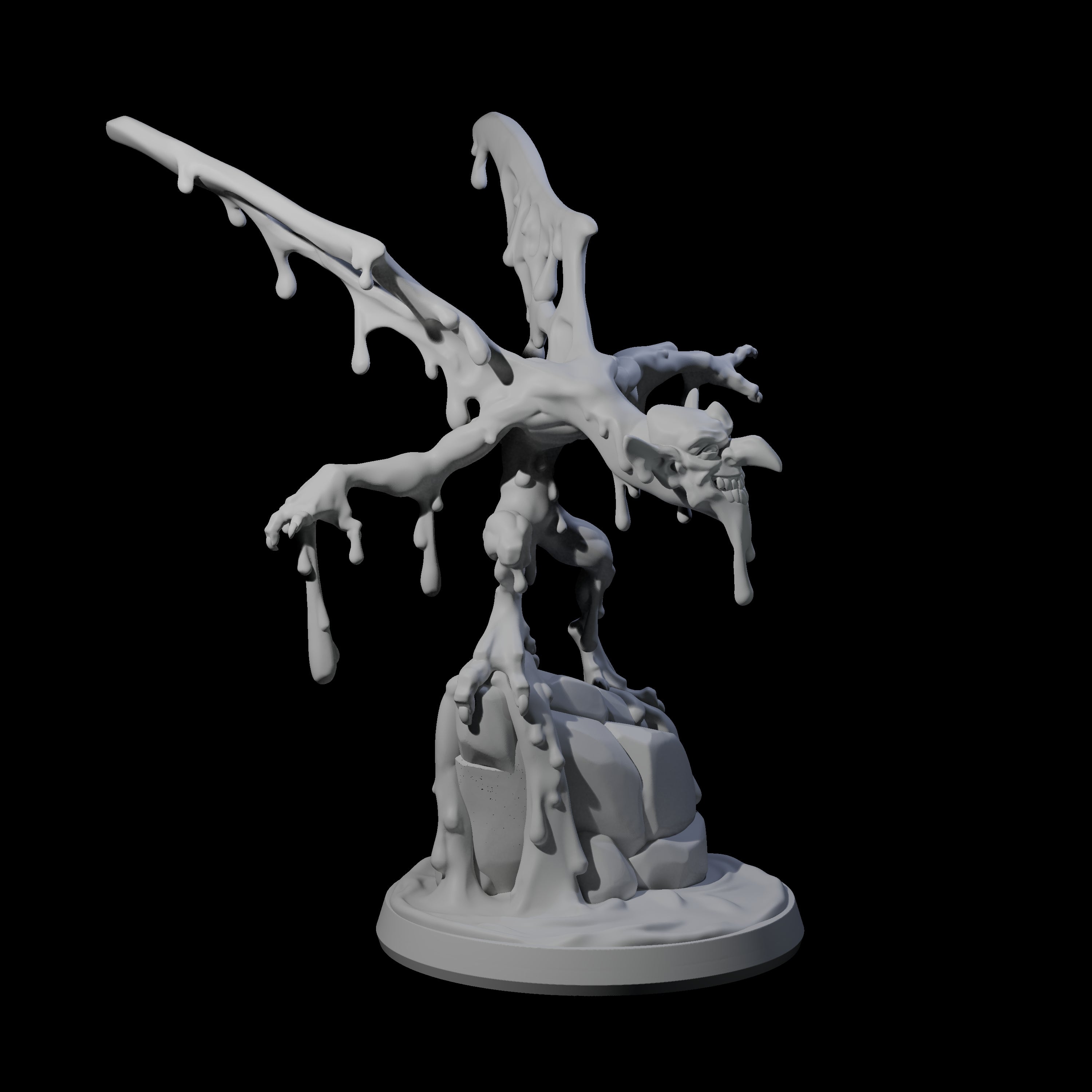 Gloopy Mud Mephit Miniature for Dungeons and Dragons, Pathfinder or other TTRPGs