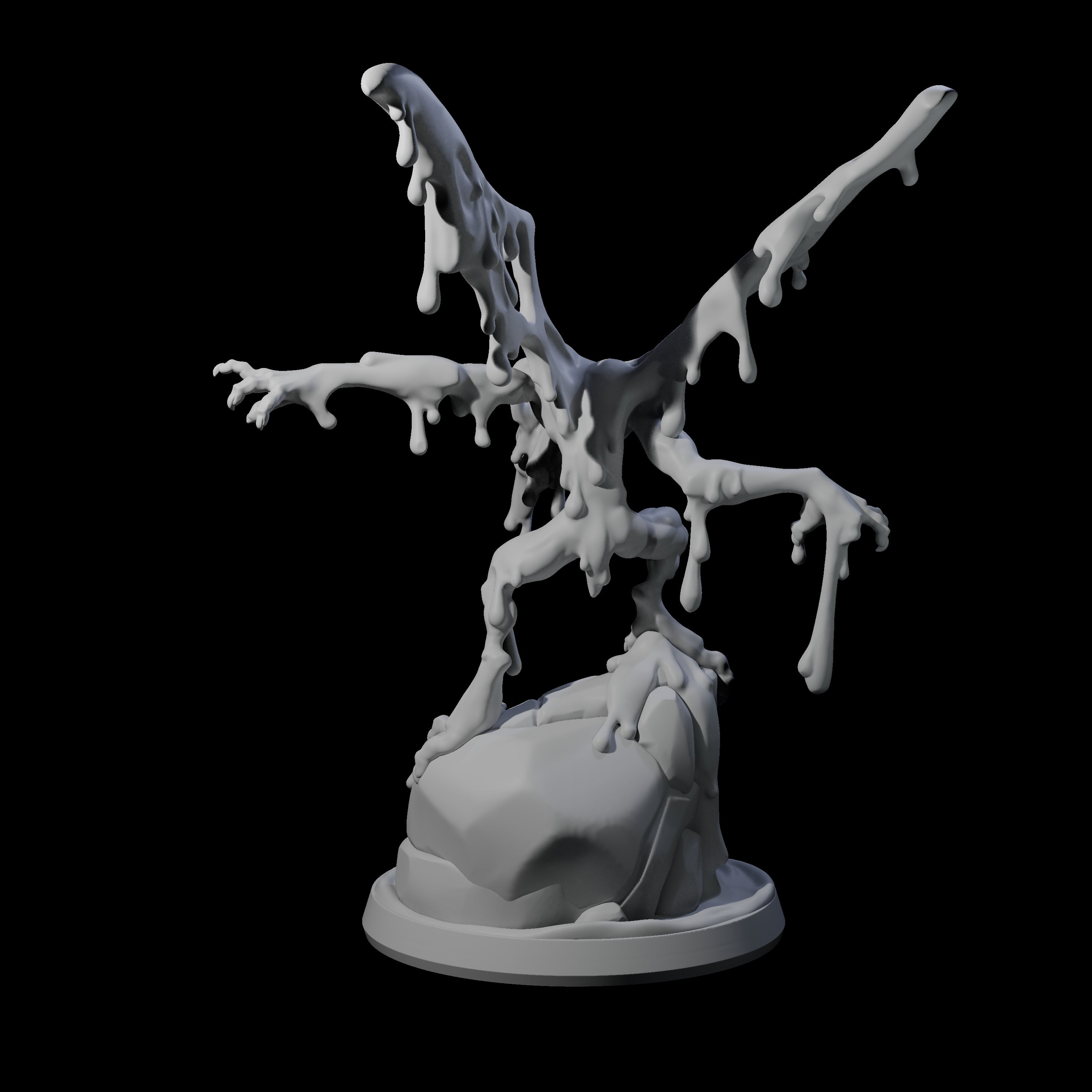 Gloopy Mud Mephit Miniature for Dungeons and Dragons, Pathfinder or other TTRPGs