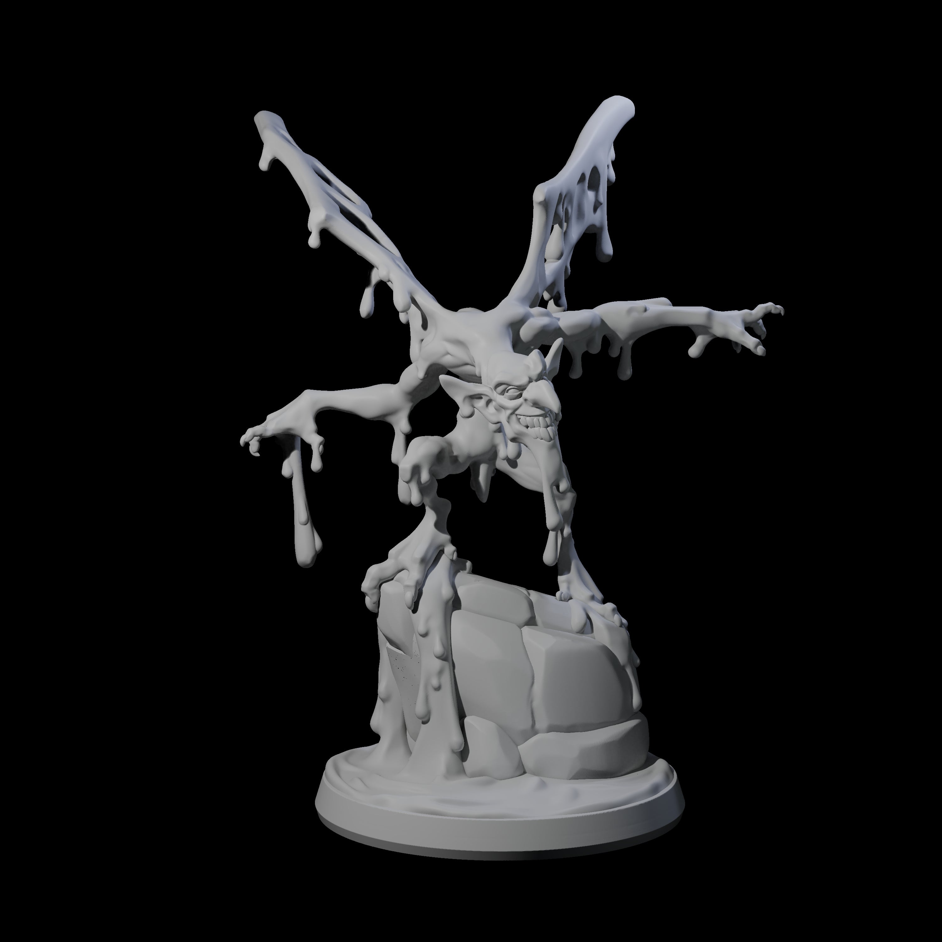 Gloopy Mud Mephit Miniature for Dungeons and Dragons, Pathfinder or other TTRPGs