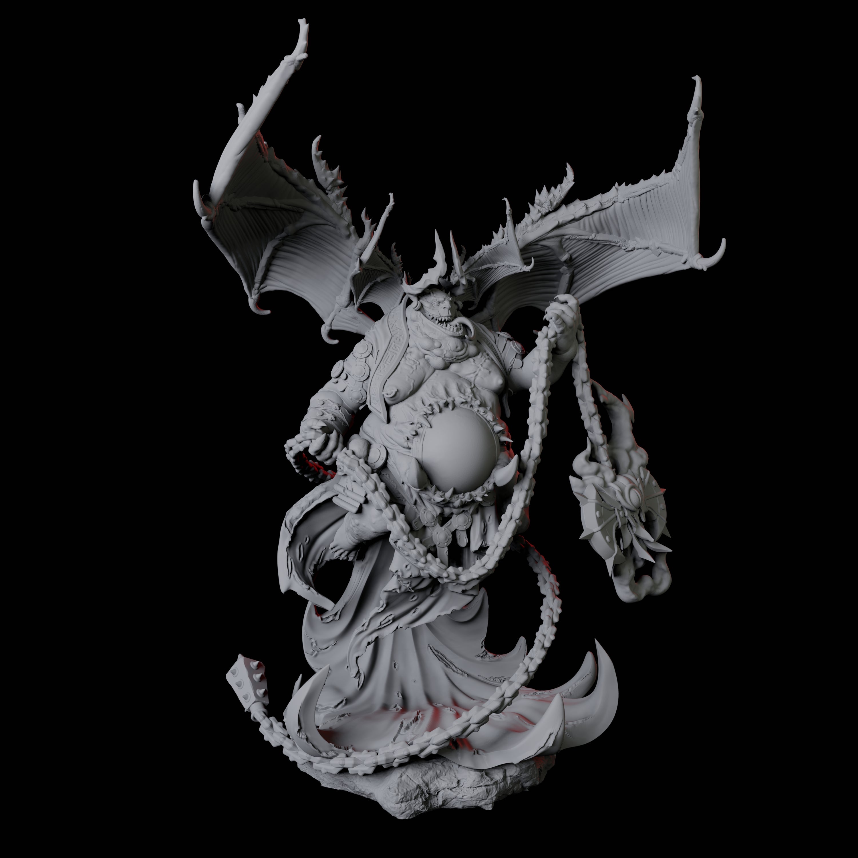 Gluttonous Dretch Miniature for Dungeons and Dragons, Pathfinder or other TTRPGs