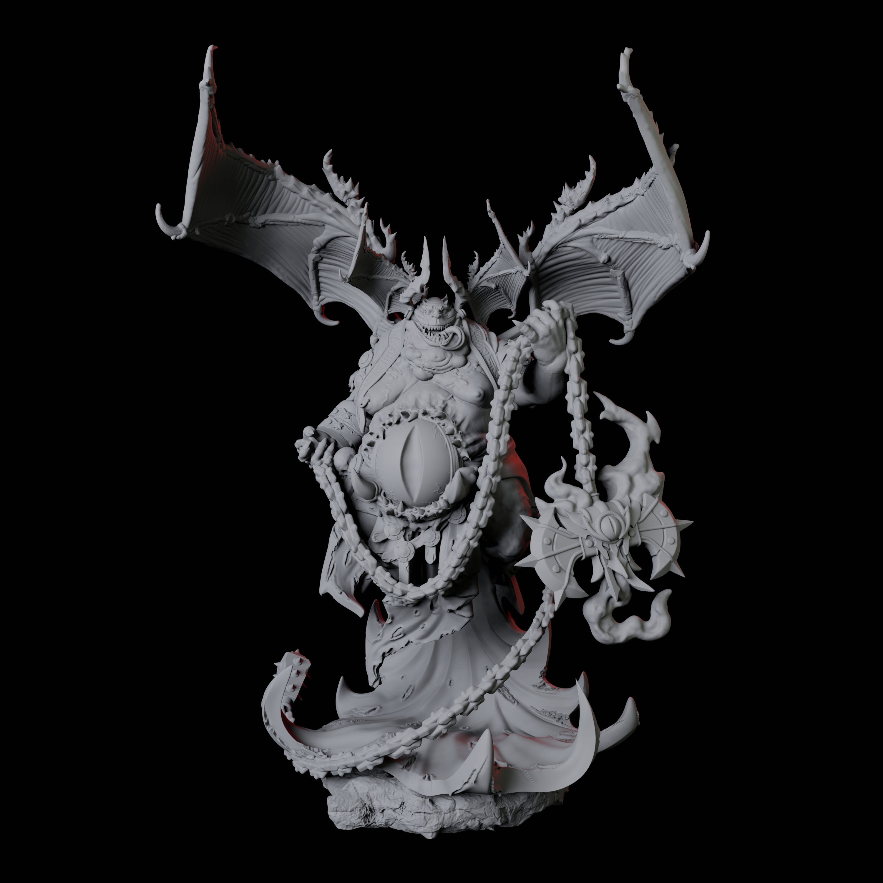 Gluttonous Dretch Miniature for Dungeons and Dragons, Pathfinder or other TTRPGs