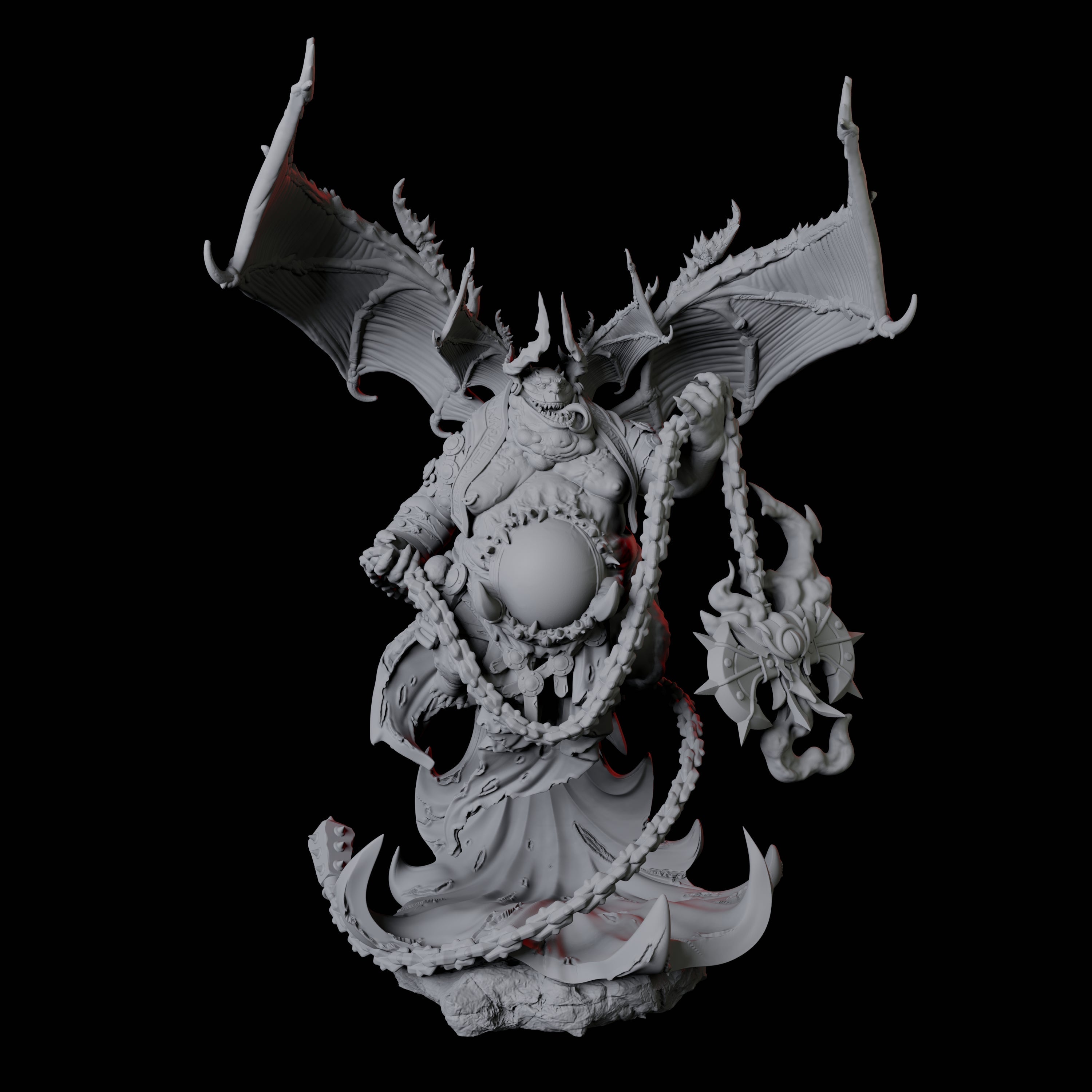 Gluttonous Dretch Miniature for Dungeons and Dragons, Pathfinder or other TTRPGs