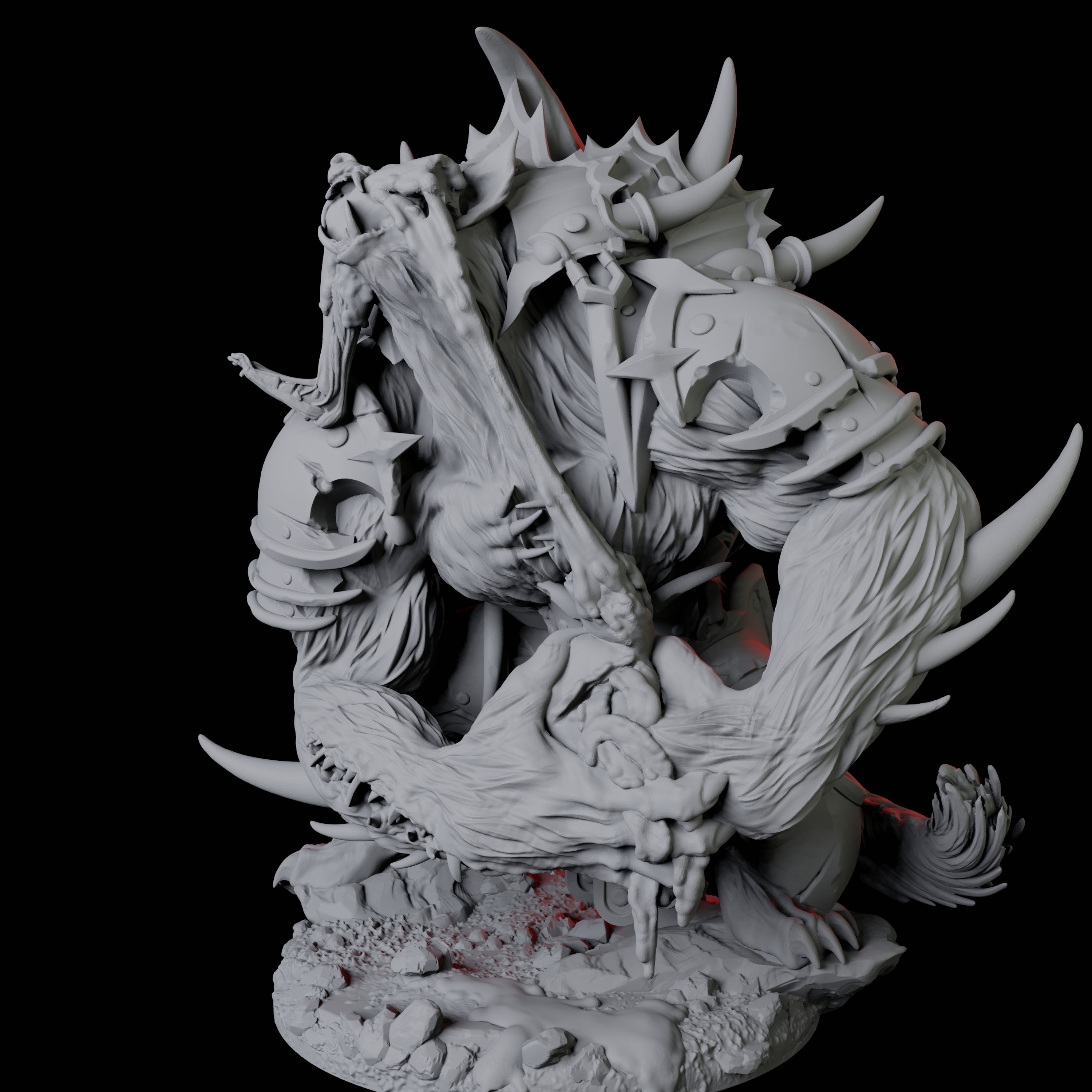 Gnoll Claw Fighter A Miniature for Dungeons and Dragons, Pathfinder or other TTRPGs