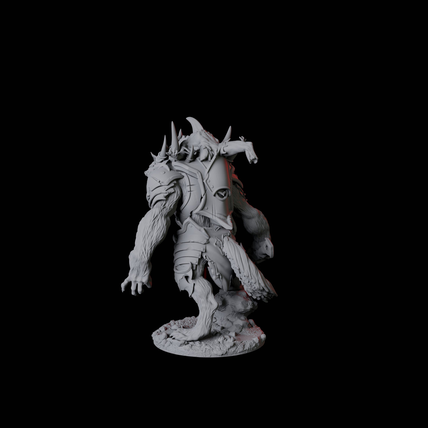 Gnoll Claw Fighter B Miniature for Dungeons and Dragons, Pathfinder or other TTRPGs