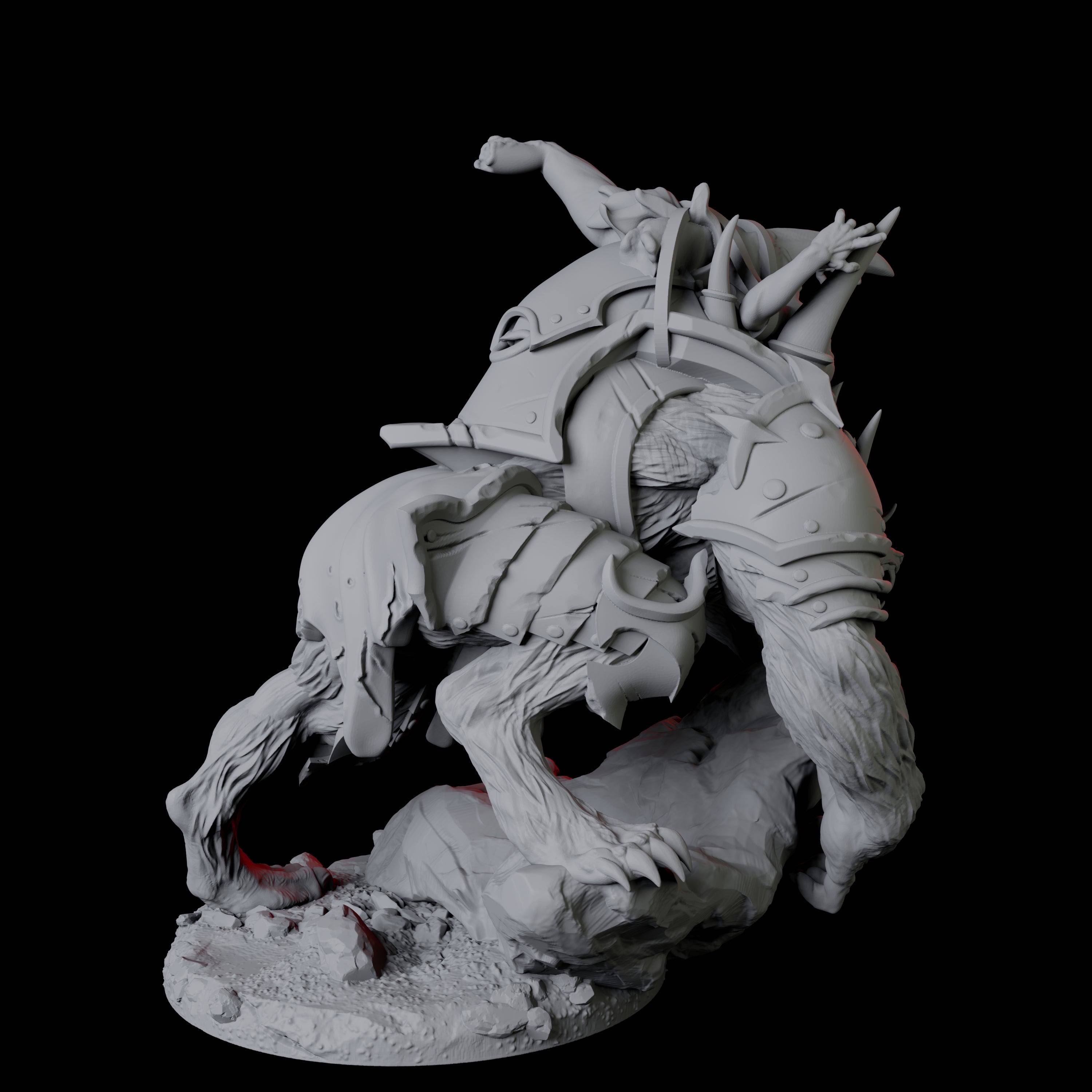 Gnoll Claw Fighter D Miniature for Dungeons and Dragons, Pathfinder or other TTRPGs