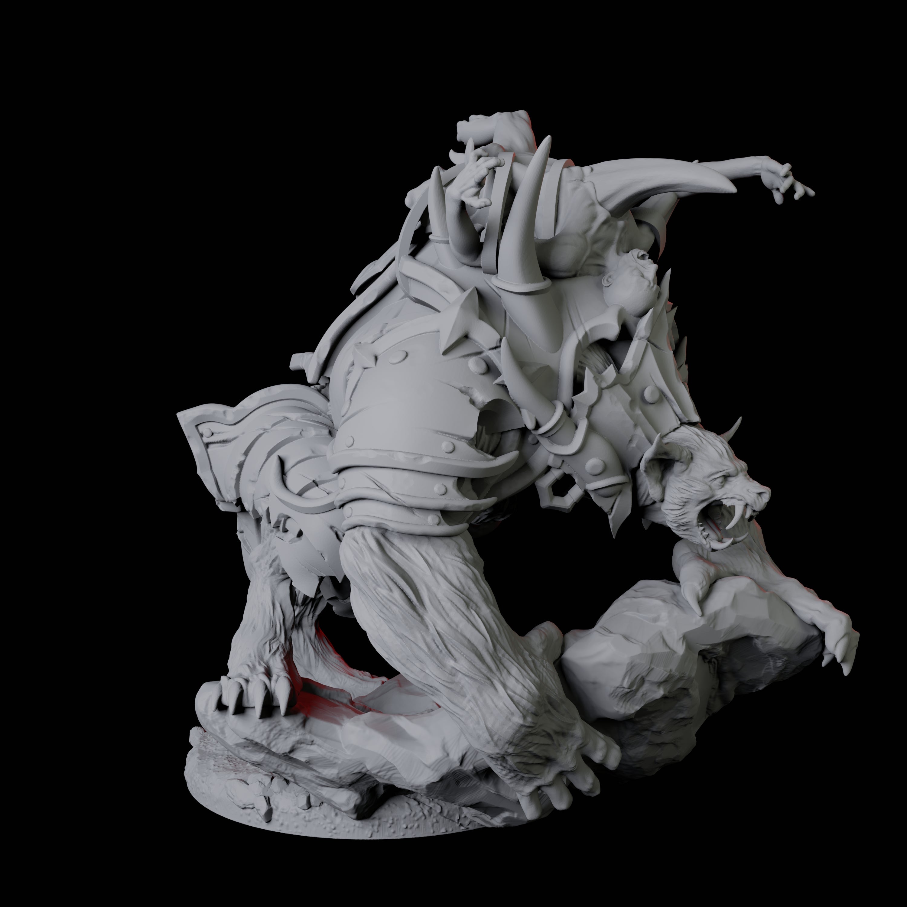 Gnoll Claw Fighter D Miniature for Dungeons and Dragons, Pathfinder or other TTRPGs