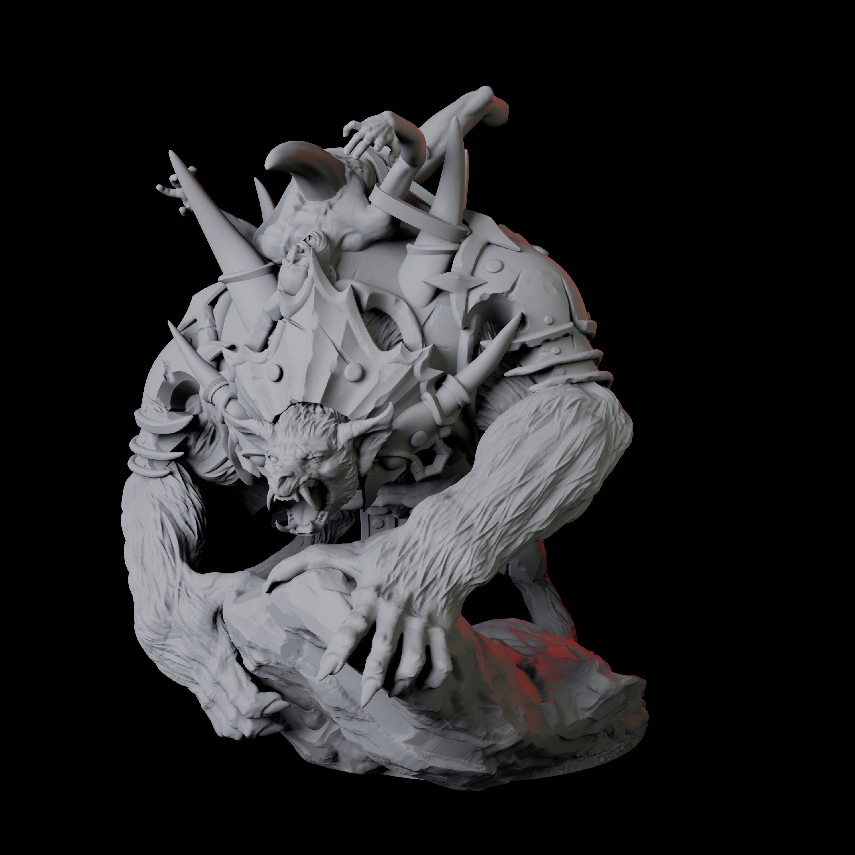 Gnoll Claw Fighter D Miniature for Dungeons and Dragons, Pathfinder or other TTRPGs