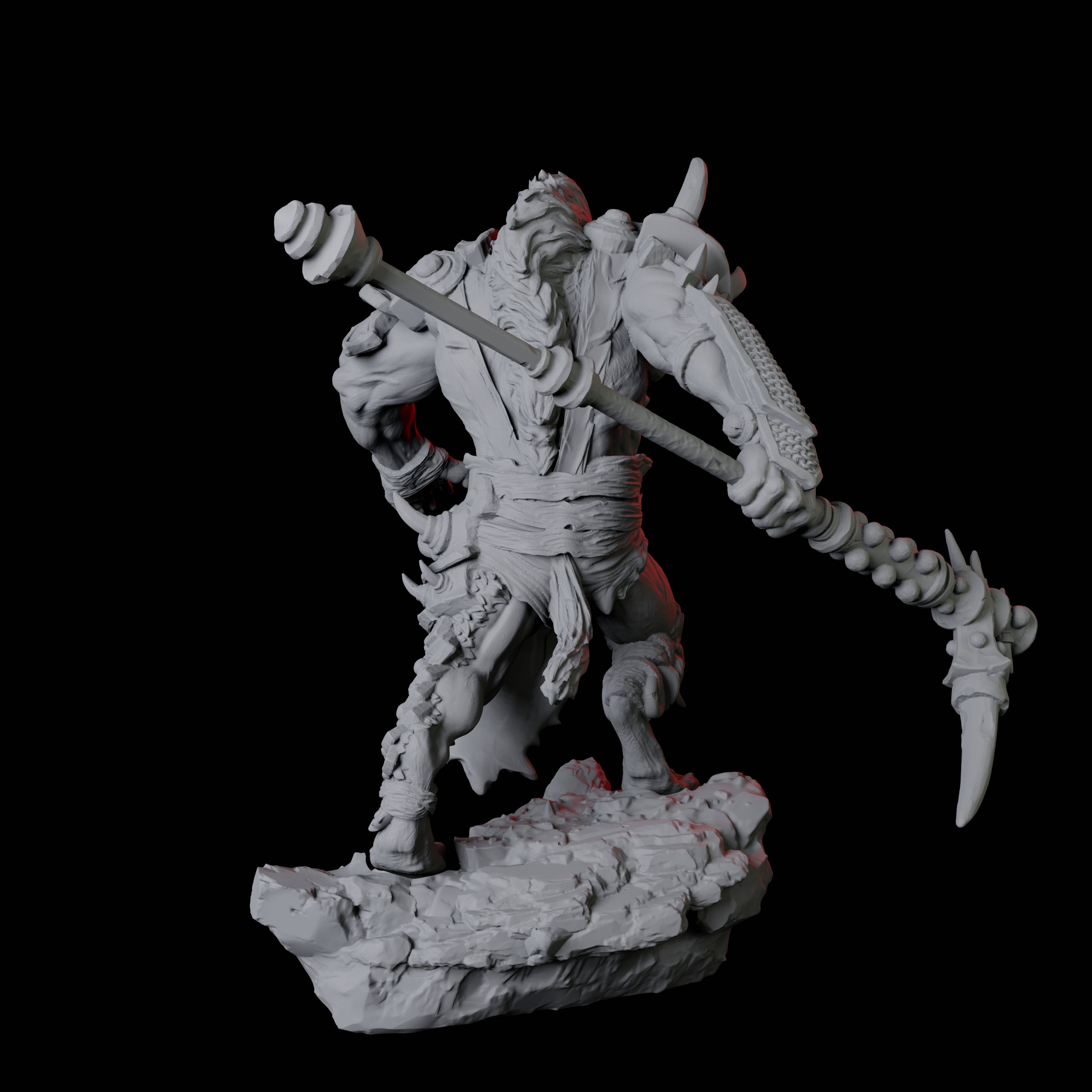 Gnoll Scout A Miniature for Dungeons and Dragons, Pathfinder or other TTRPGs