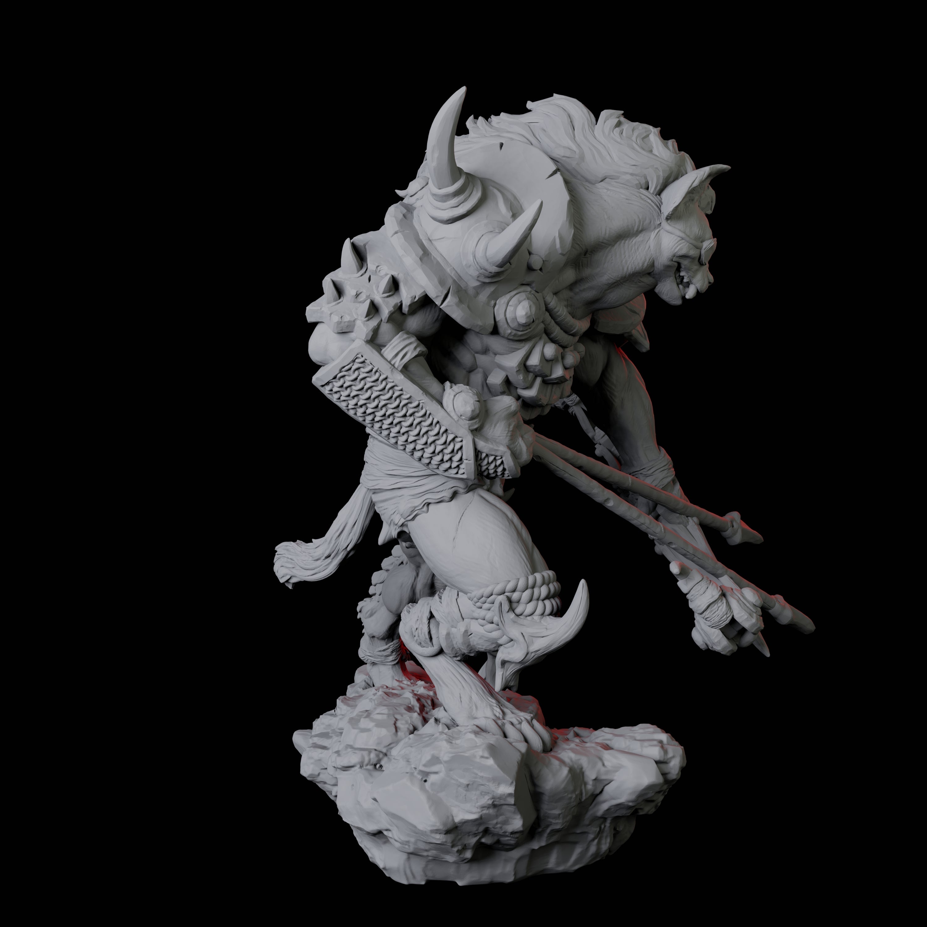 Gnoll Scout C Miniature for Dungeons and Dragons, Pathfinder or other TTRPGs