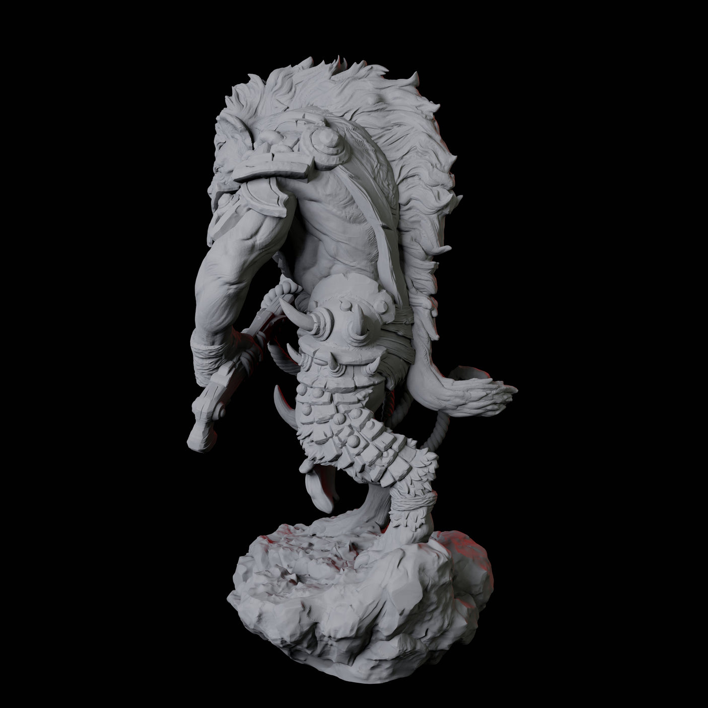 Gnoll Scout D Miniature for Dungeons and Dragons, Pathfinder or other TTRPGs