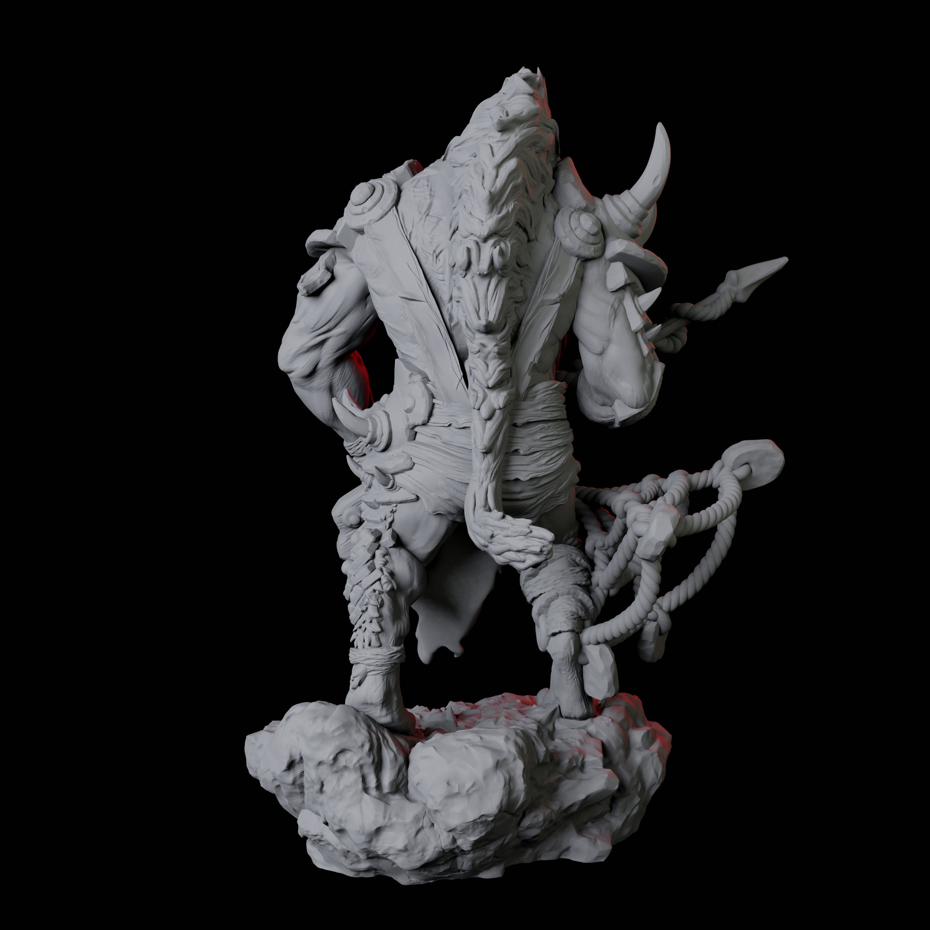 Gnoll Scout D Miniature for Dungeons and Dragons, Pathfinder or other TTRPGs