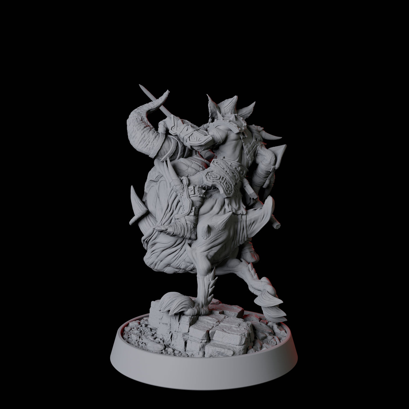 Goblin Cavalry B Miniature for Dungeons and Dragons, Pathfinder or other TTRPGs