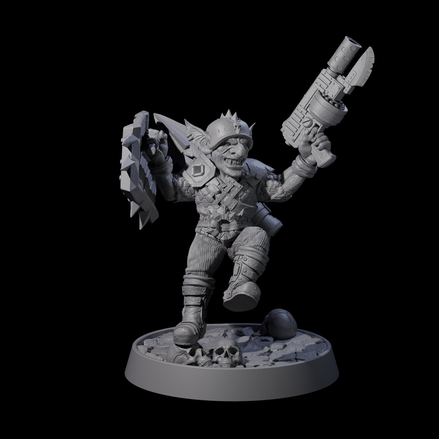 Goblin Grenadier Company Miniature for Dungeons and Dragons, Pathfinder or other TTRPGs